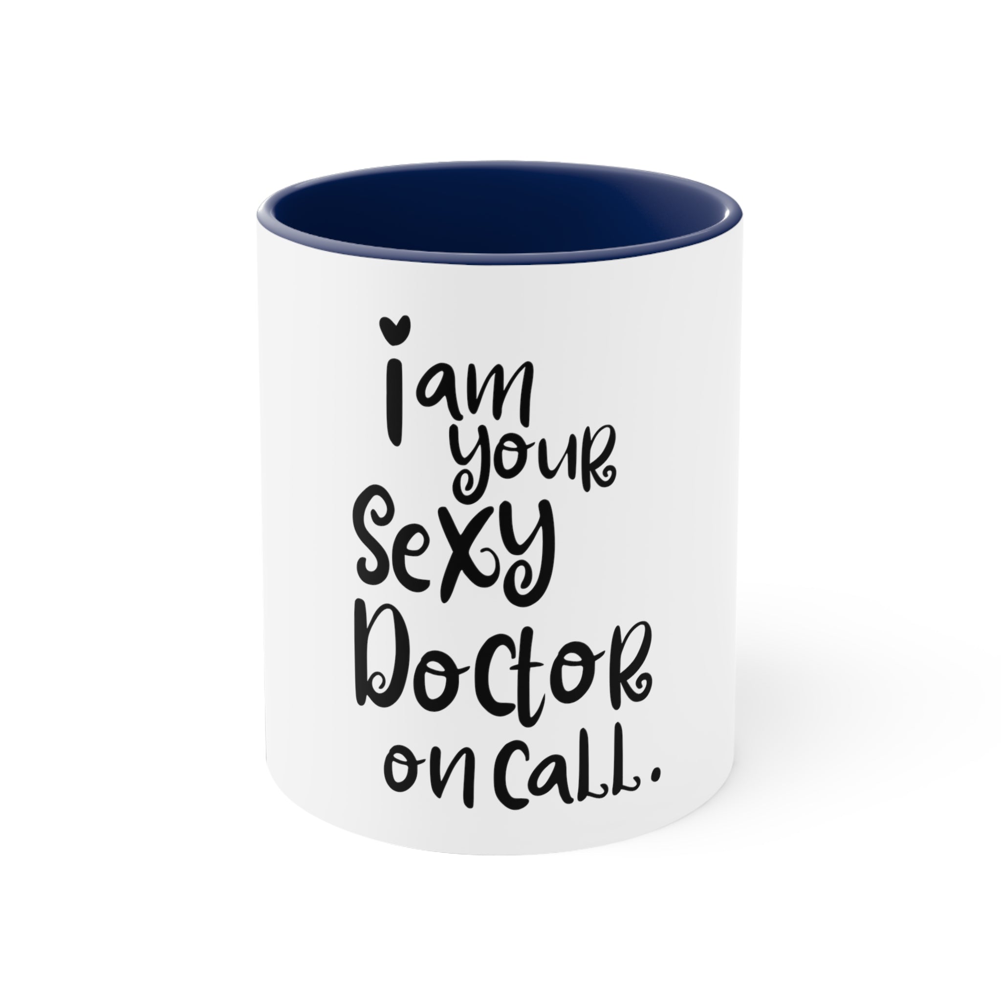 Add a Splash of Color to Any Doctor's Day – Custom Accent Coffee Mug (11oz)