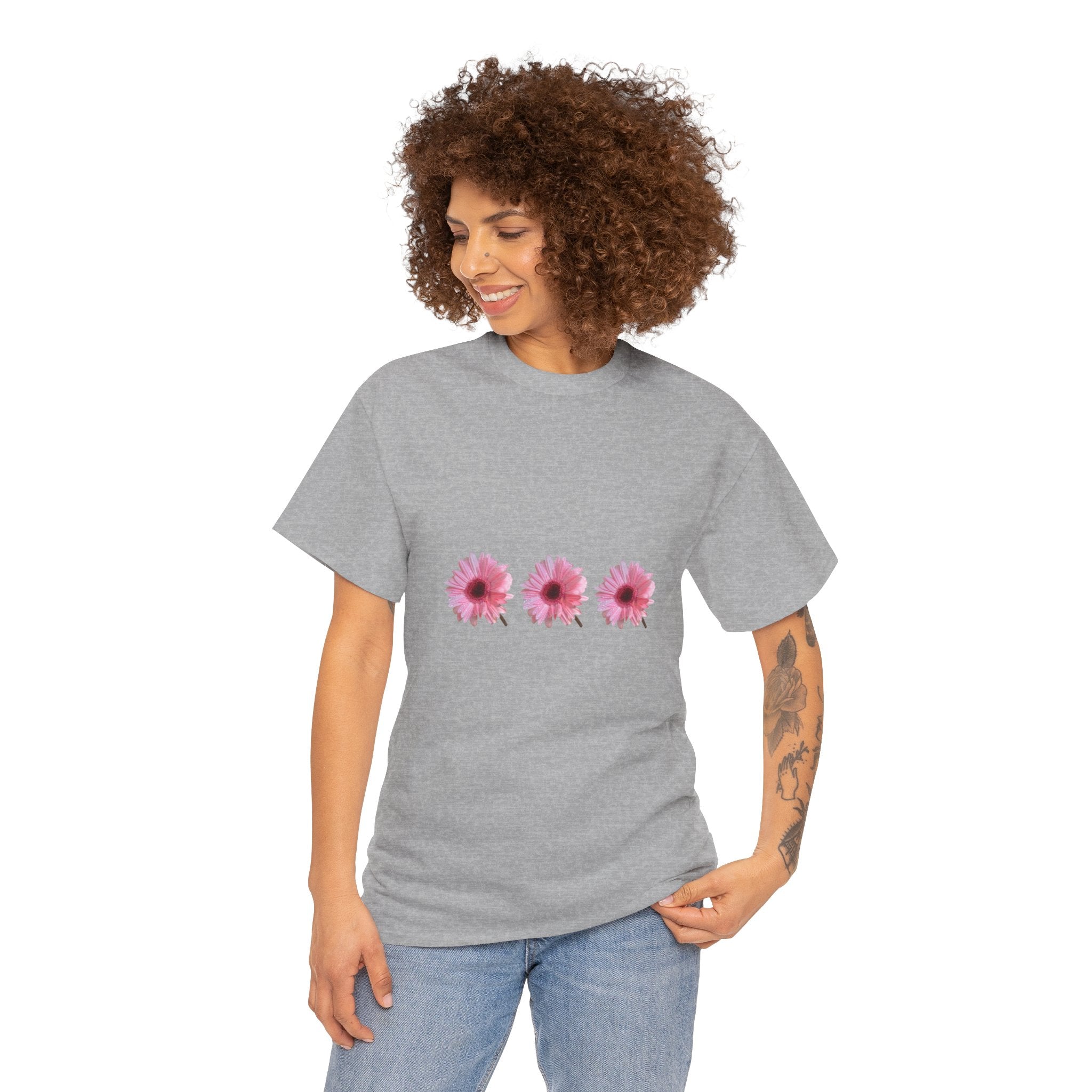 Unisex Cotton Tee ,Pink things make me think things this summer,