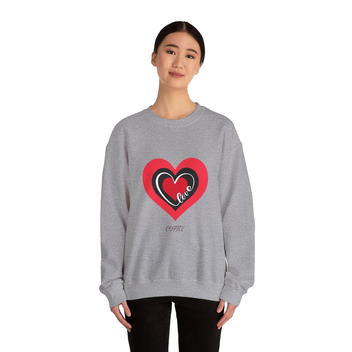 Unisex  Crewneck Sweatshirt featured Valentines Joy