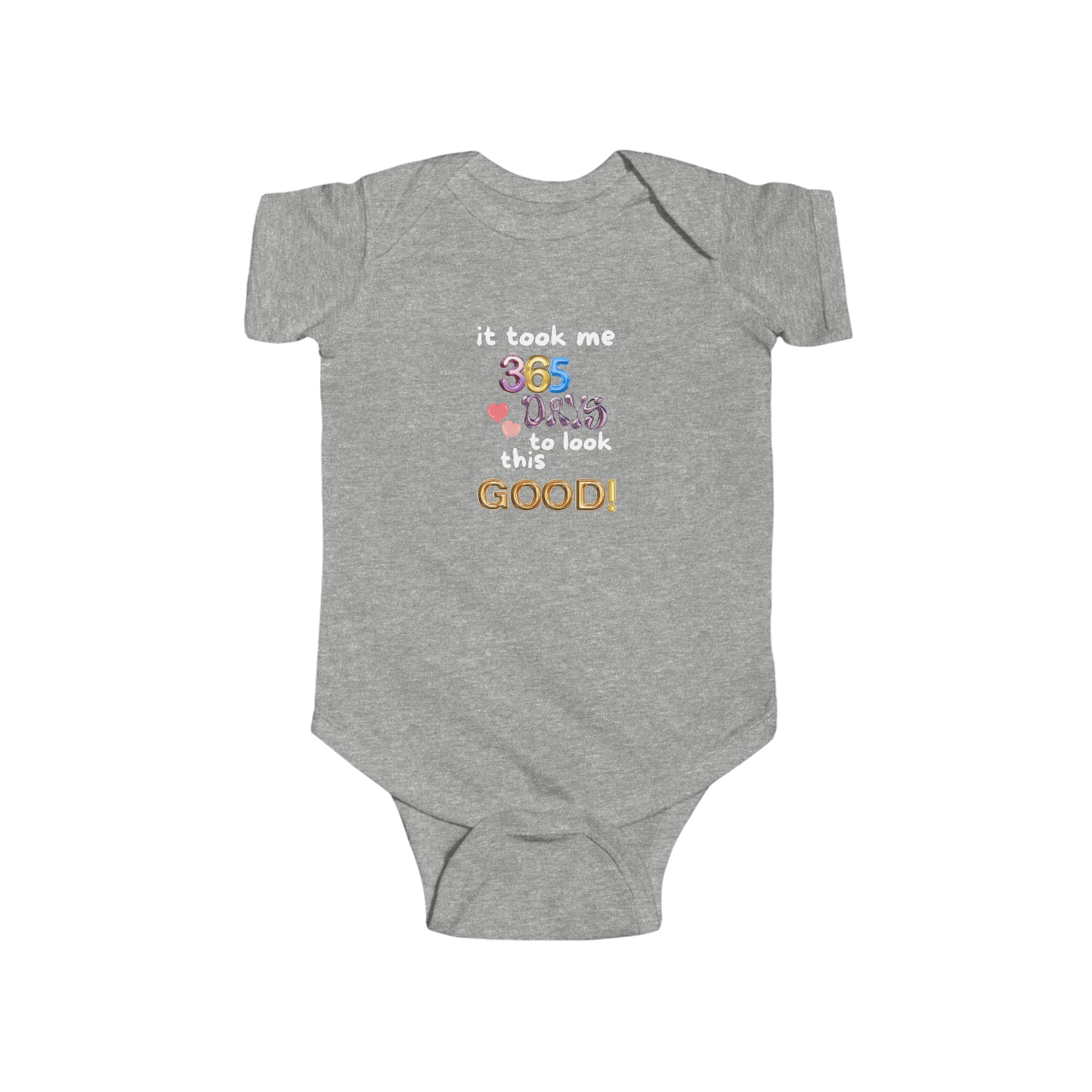 Infant Fine Jersey Birthday Humor Bodysuit