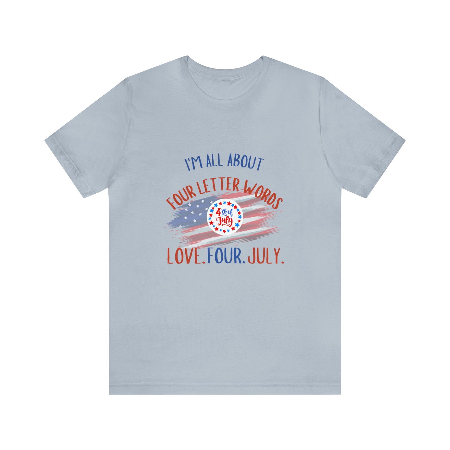 Unisex  Short Sleeve T-shirts for 4th of July summer collection,Fourth of July celebration