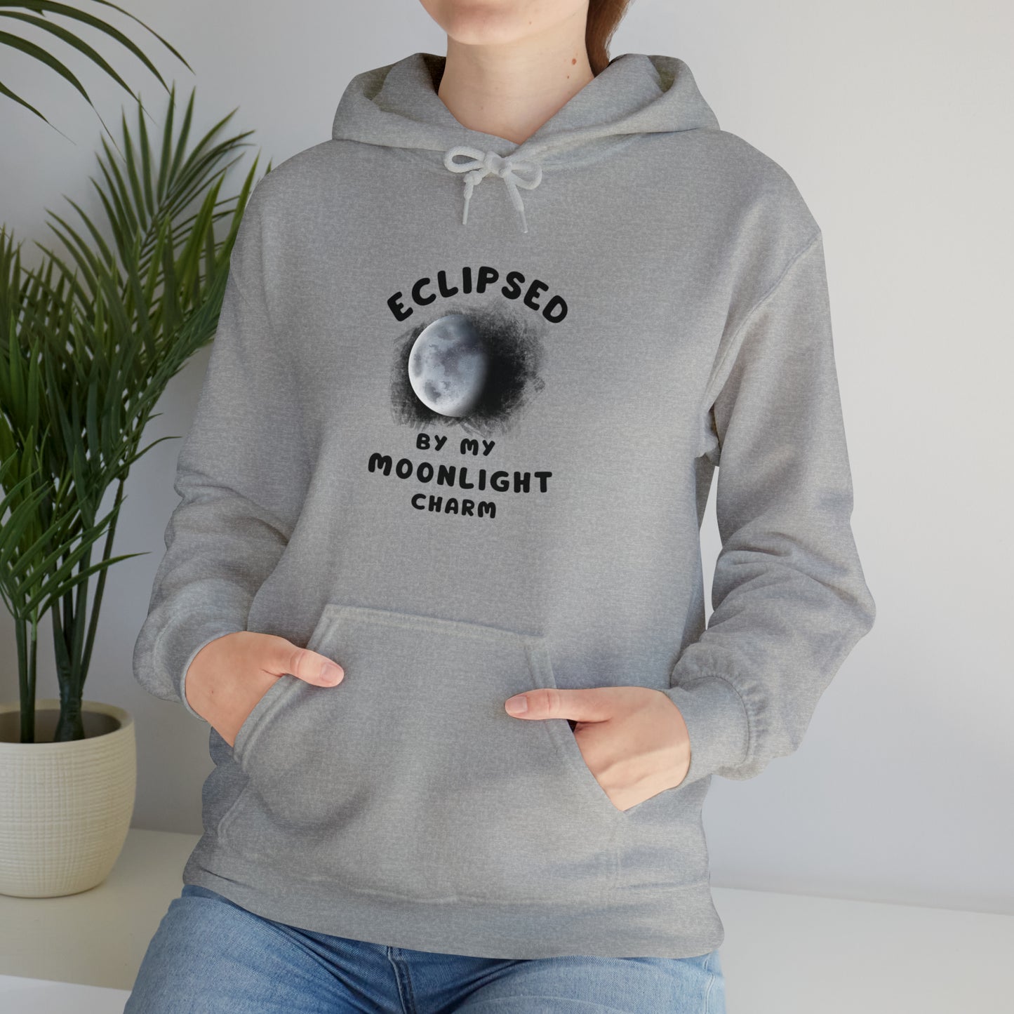 Unisex Hooded Sweatshirt designed with  Halloween Eclipse