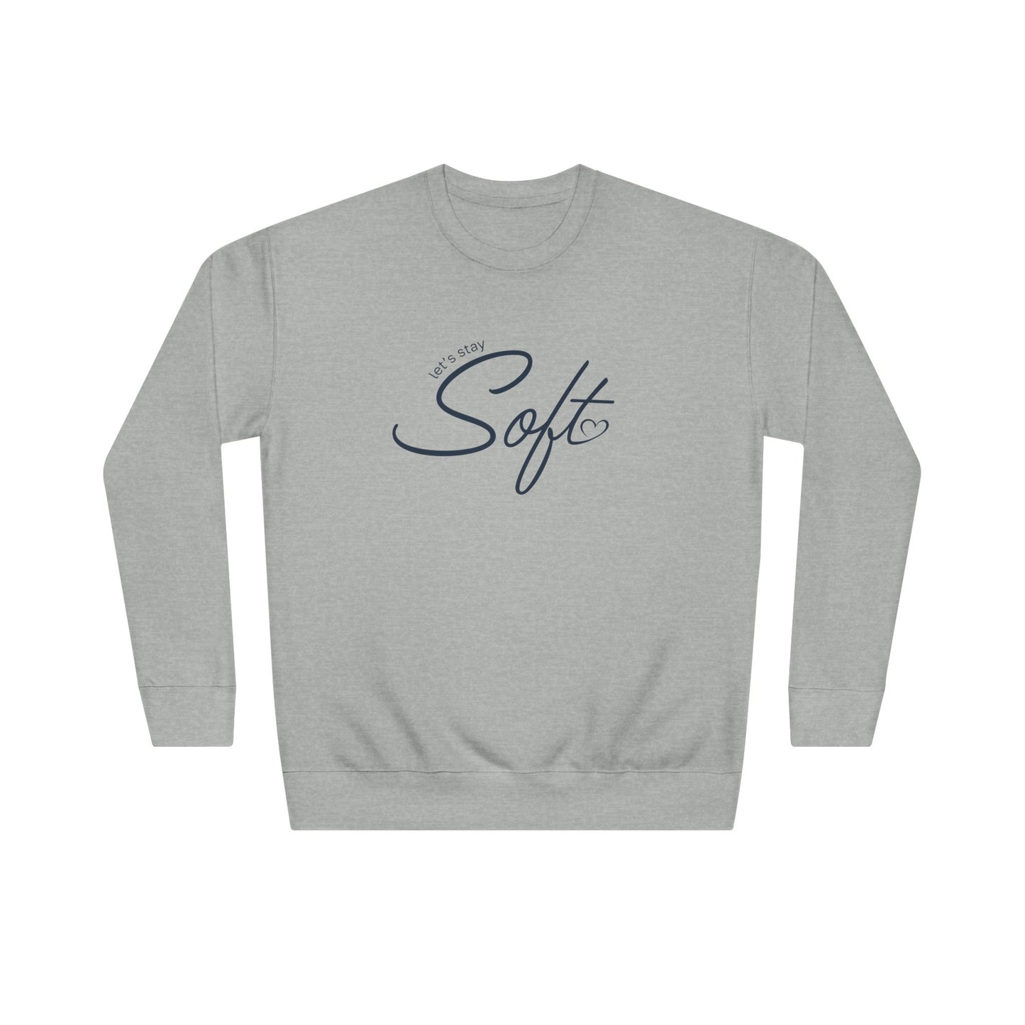 Soft Script Sweatshirt - Cozy Casual Crewneck