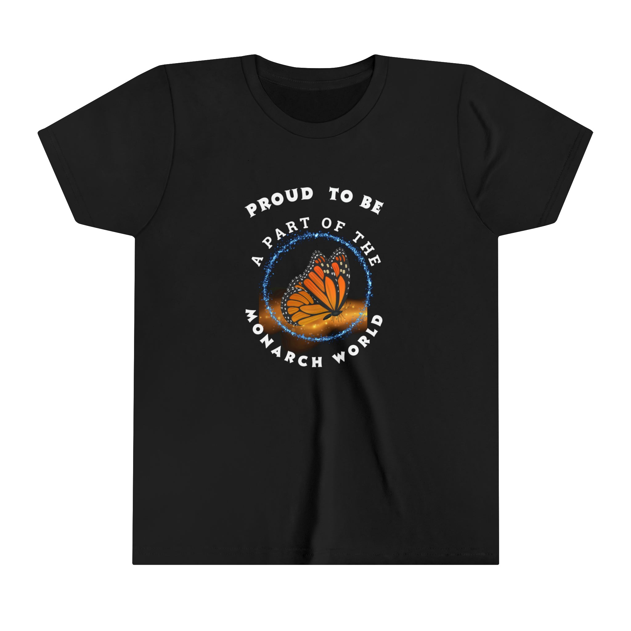 Youth hobby Monarch-Inspired Kids Short Sleeve T-Shirt