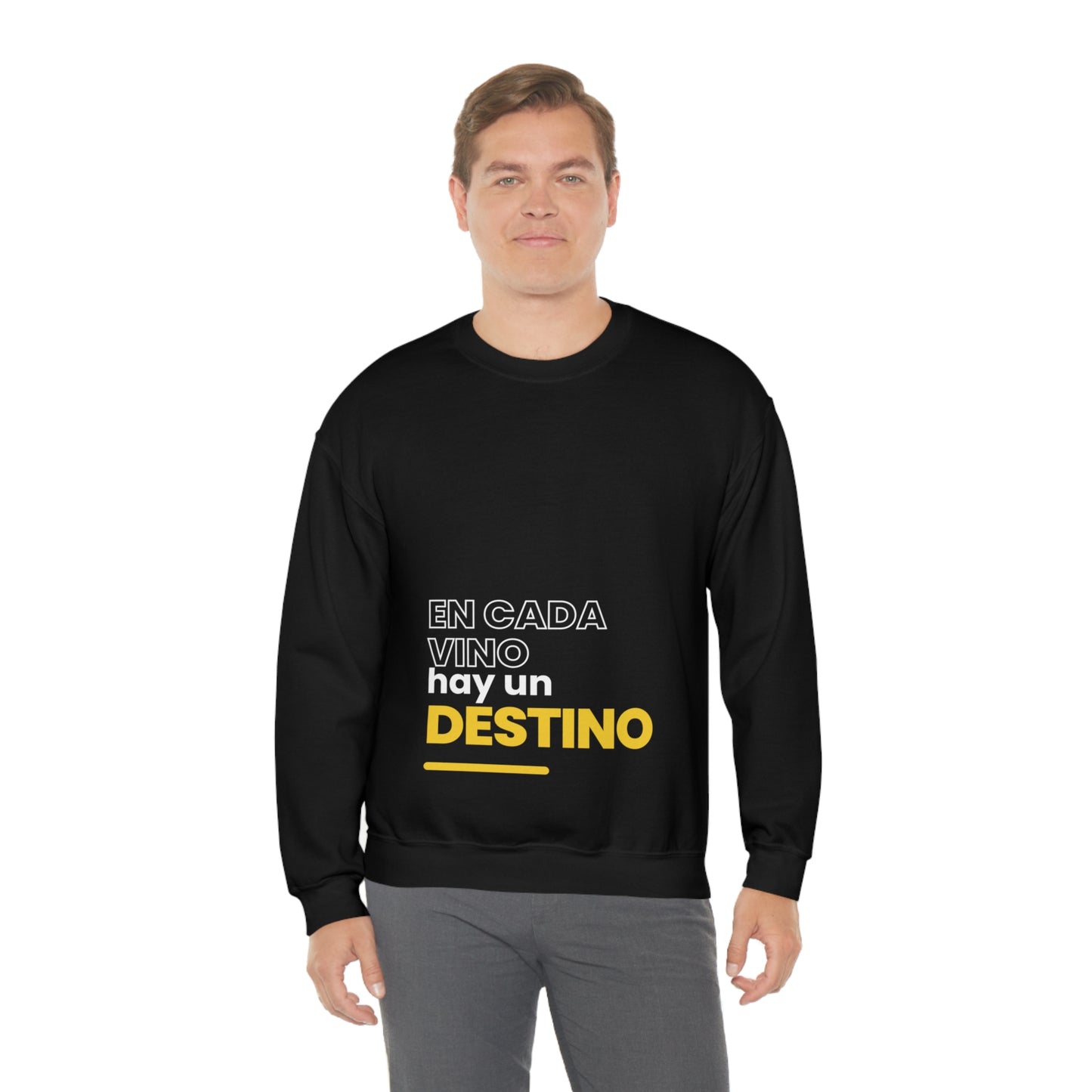 Unisex  Crewneck Sweatshirt, Spanish flair to your wardrobe, witty Spanish slogans