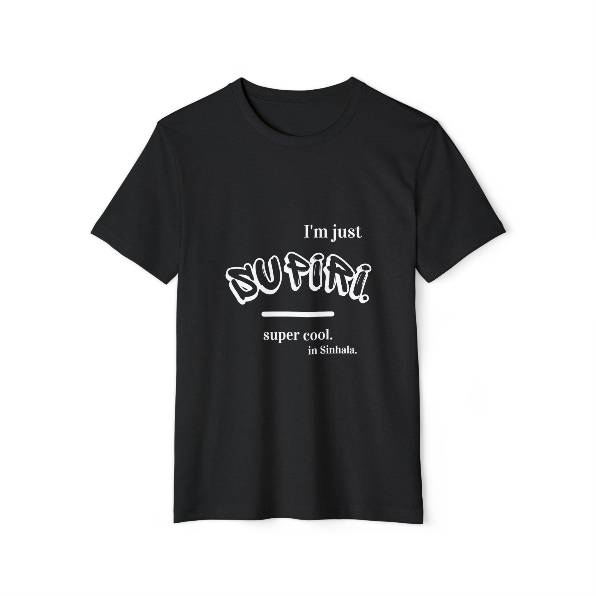 Unisex Recycled Ethnic Slogan Merch T-Shirt