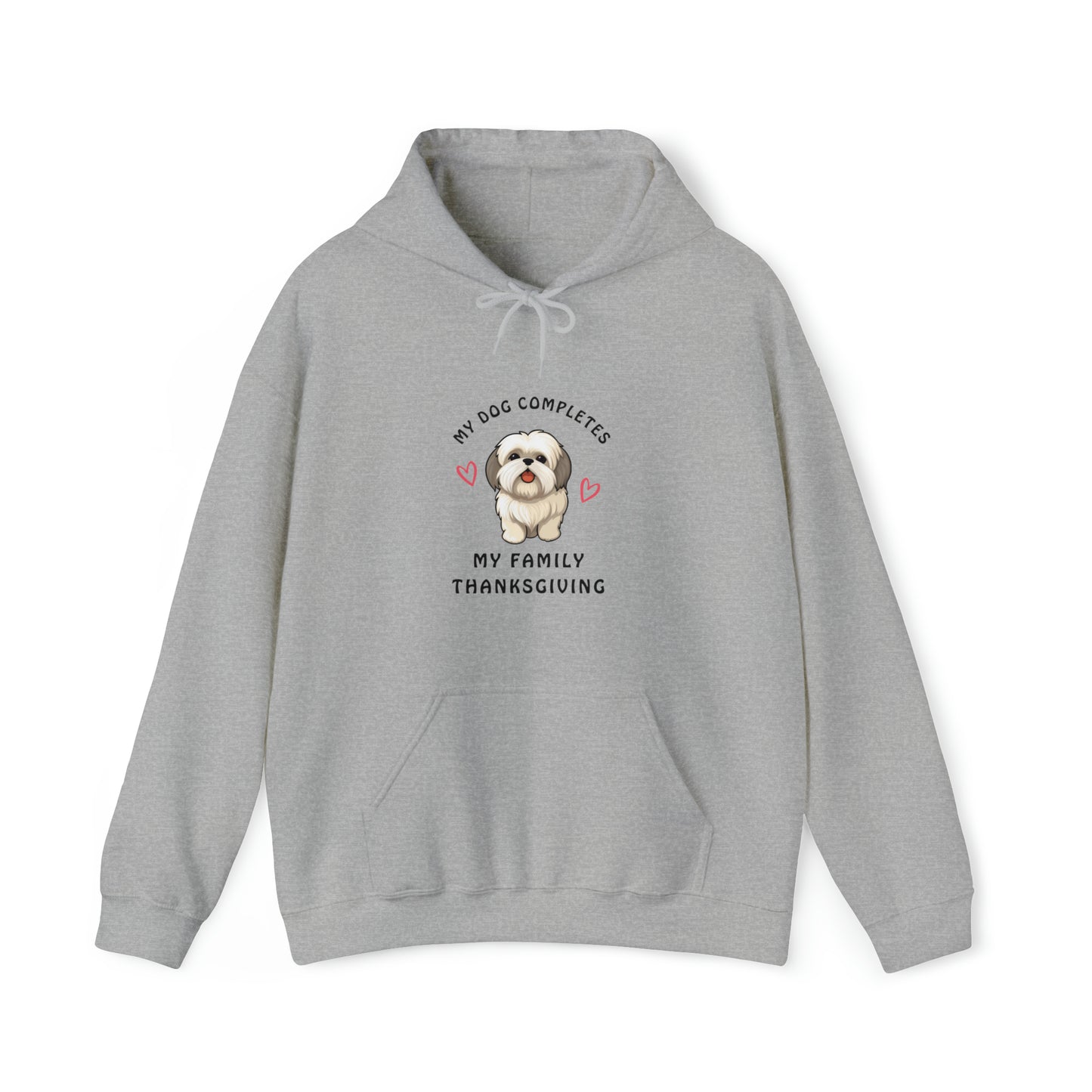 Hoodies with thanksgiving pets Shih Tzus