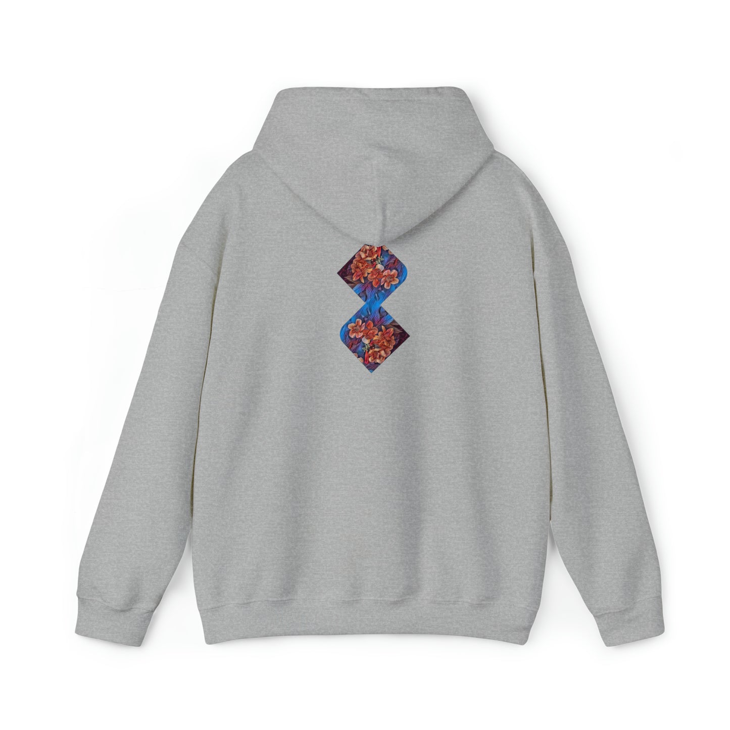 Unisex Hooded Sweatshirt  crafted with Autumn psychedelic design