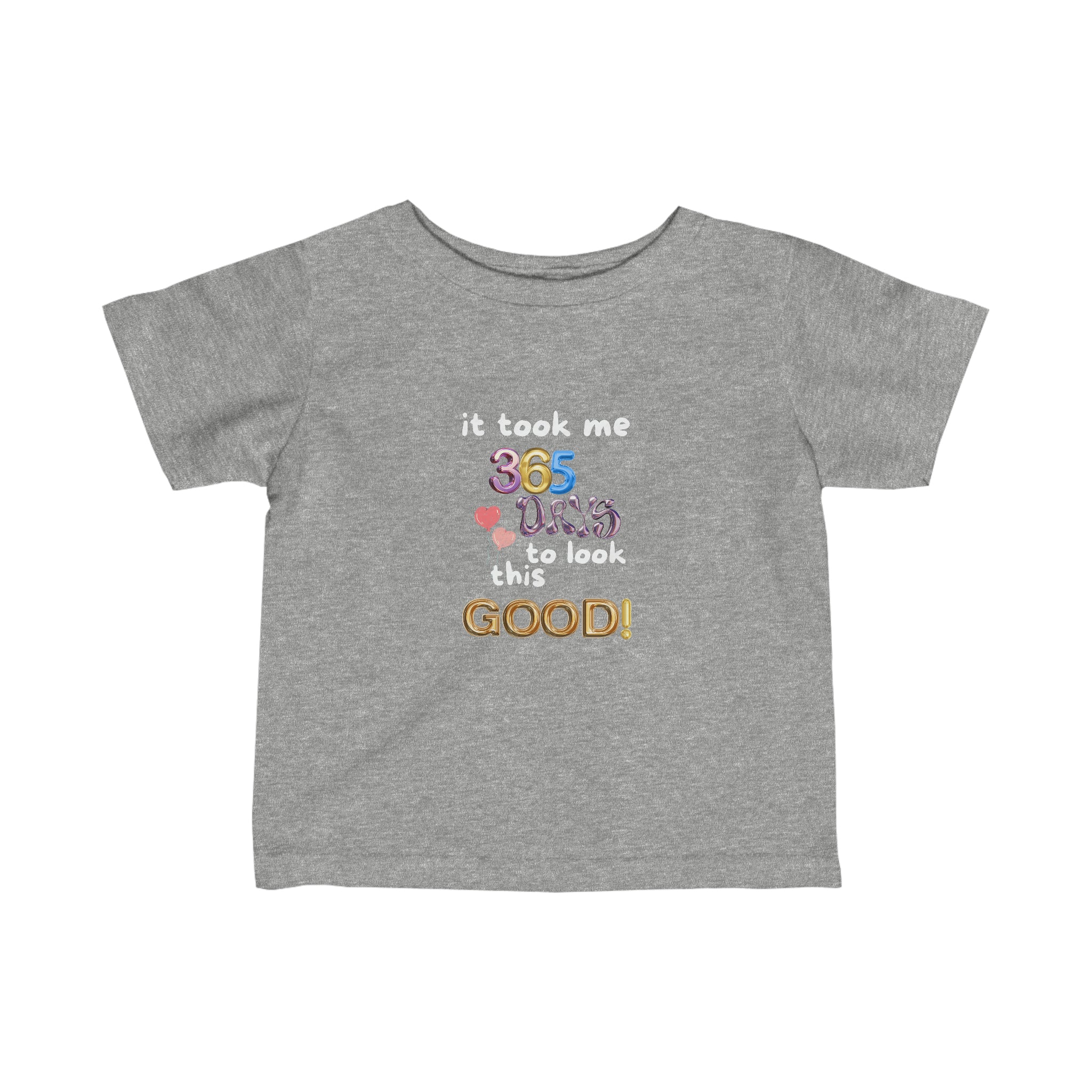 Fine One Year Birthday Humor Jersey Tee