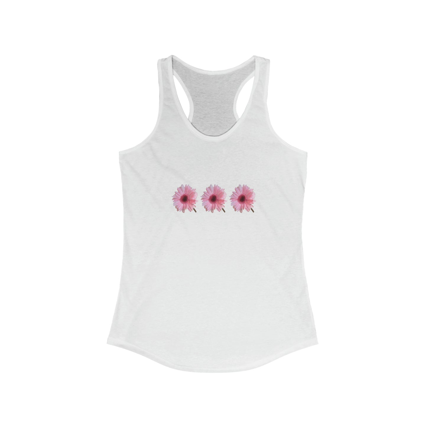 Ideal Racerback Tank ,Pink things make me think things this summer,