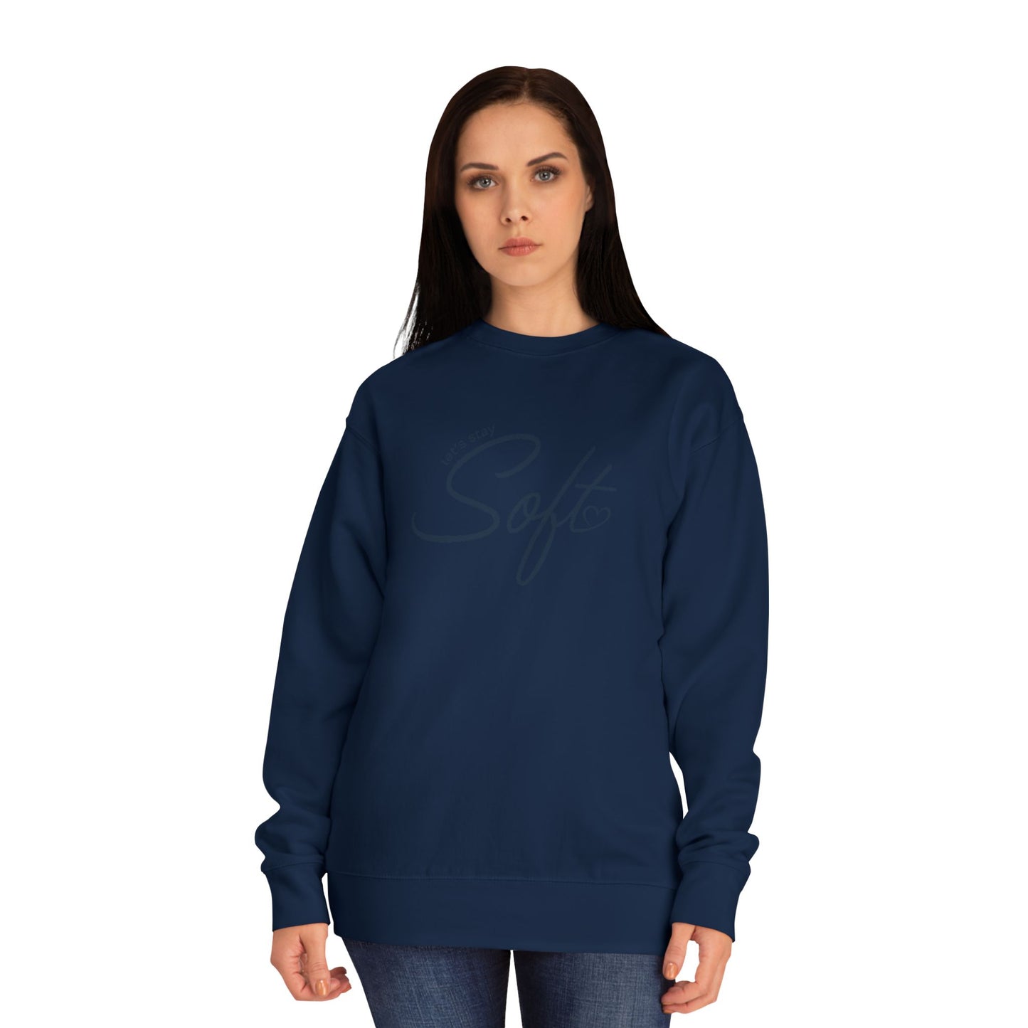 Soft Script Sweatshirt - Cozy Casual Crewneck