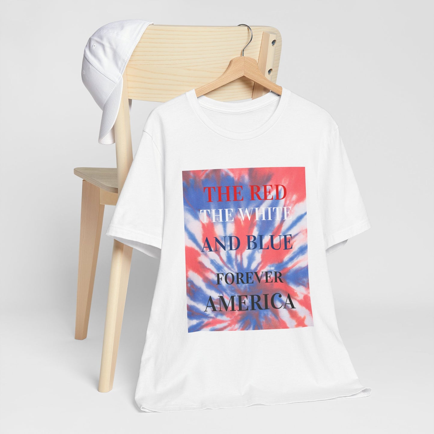 4th of July Unisex Tee - Forever American Red, White, and Blue