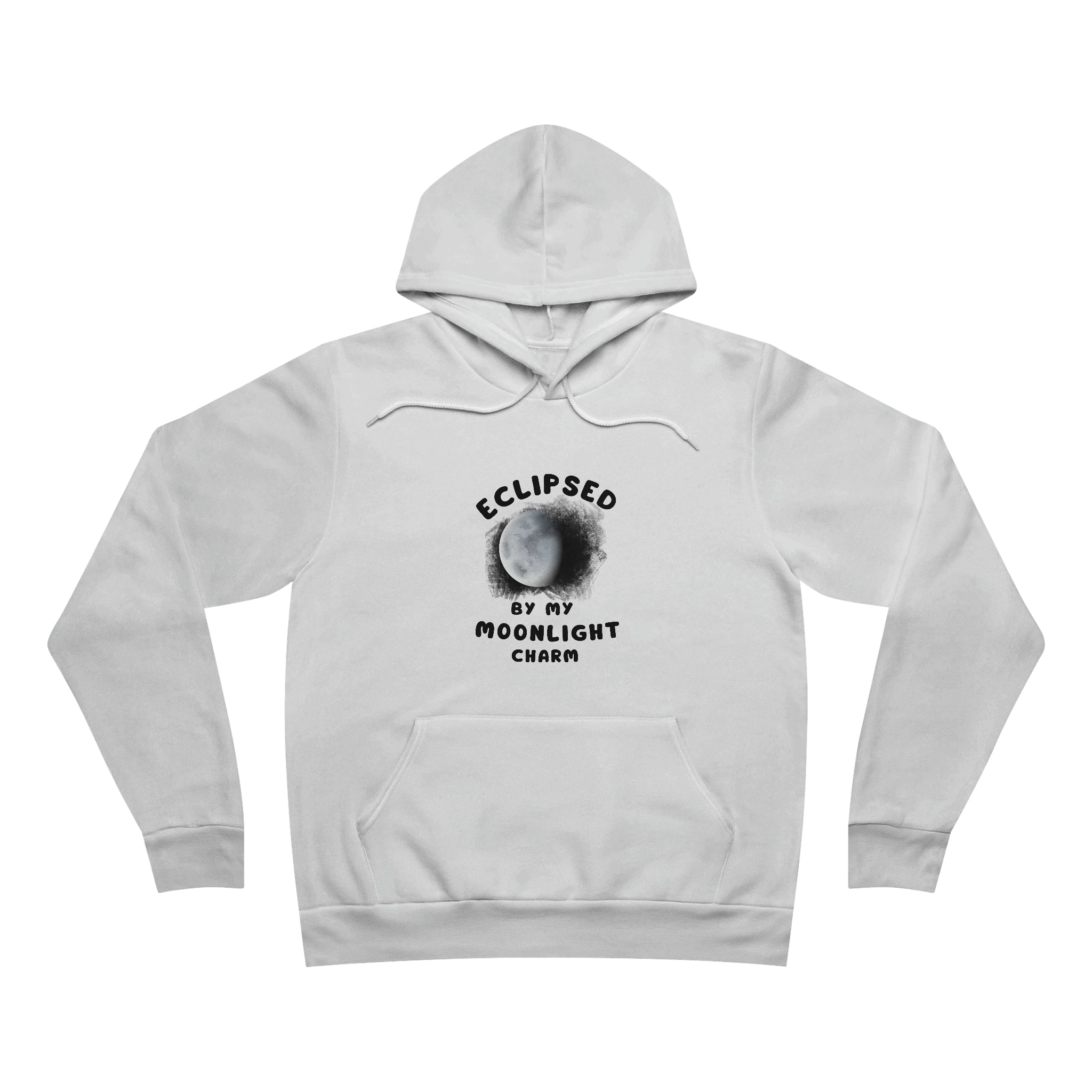 Unisex Fleece Pullover Hoodie with Halloween Eclipse