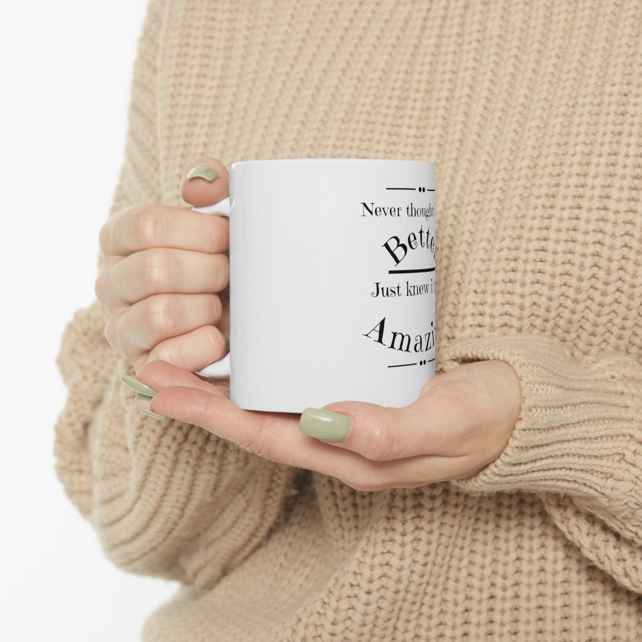 Custom 11oz White Ceramic Coffee Mug