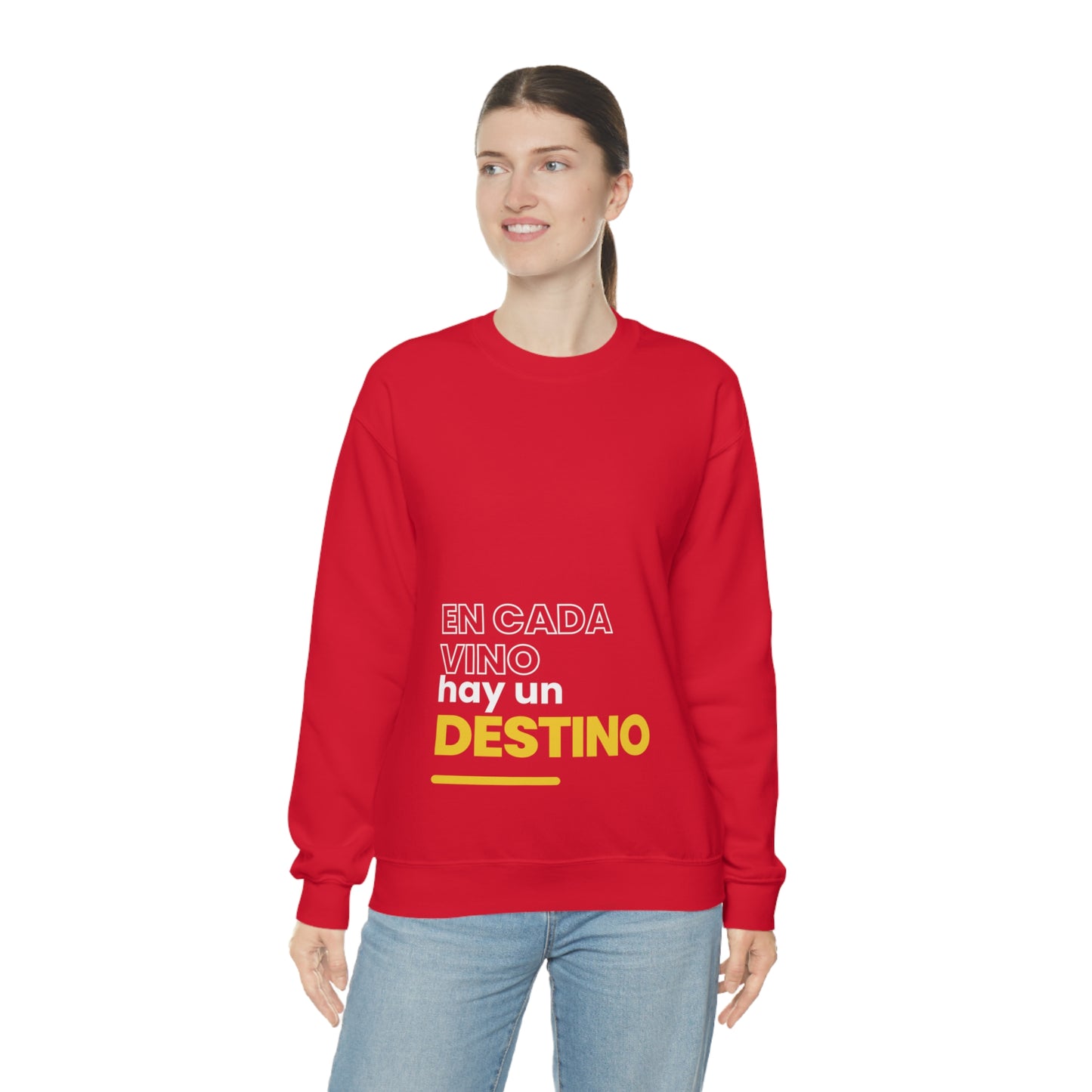 Unisex  Crewneck Sweatshirt, Spanish flair to your wardrobe, witty Spanish slogans