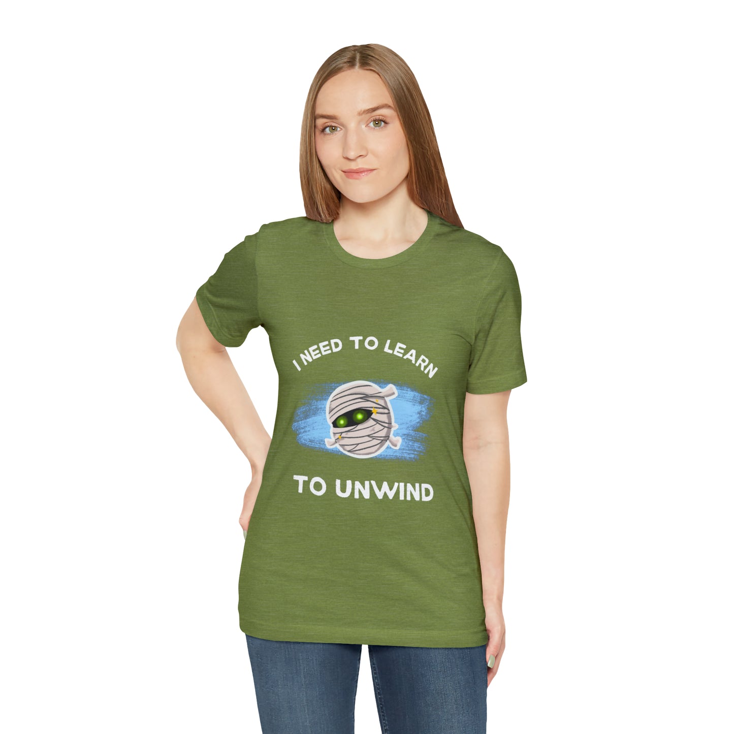 I need to learn to unwind spooktacular halloween Unisex Short Sleeve Tee