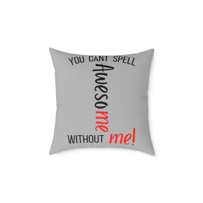 Square Poly Canvas Pillow with Polyester filling