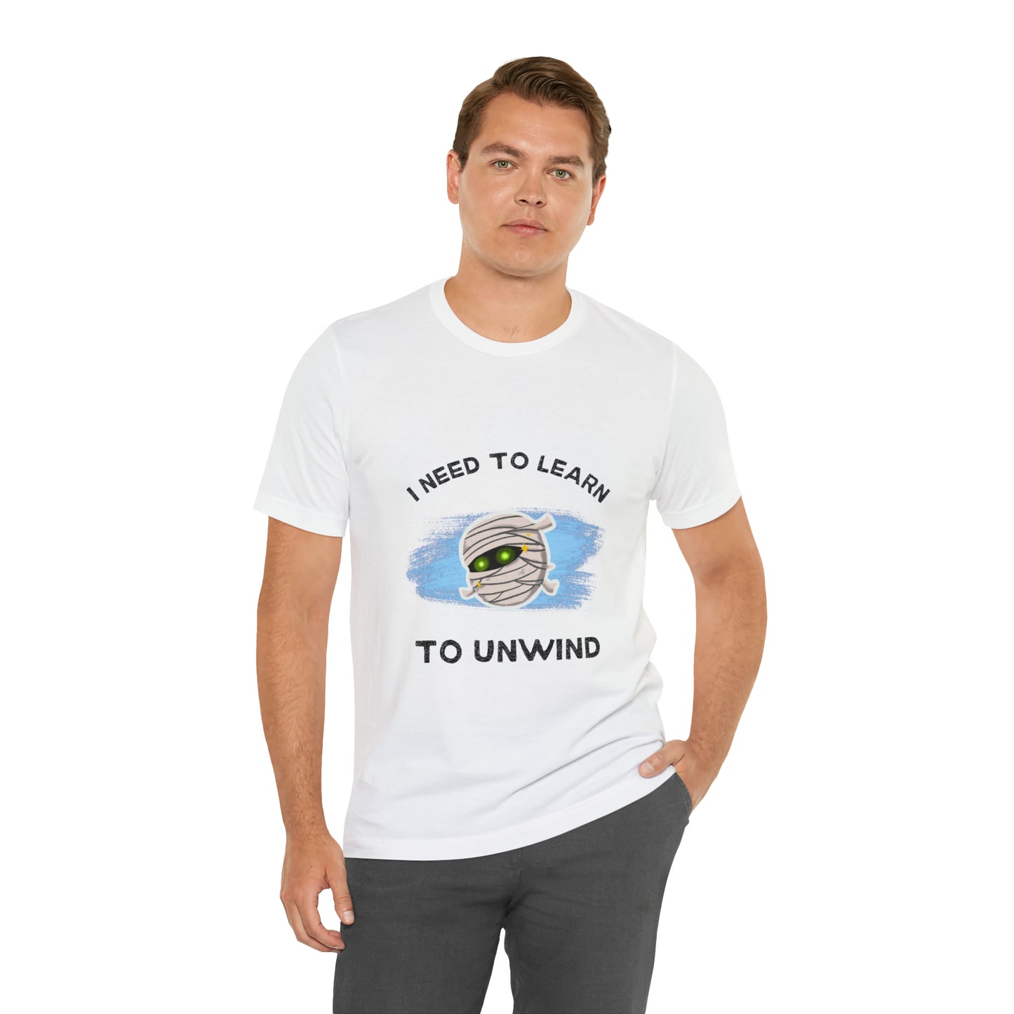 I need to learn to unwind spooktacular halloween Unisex Short Sleeve Tee