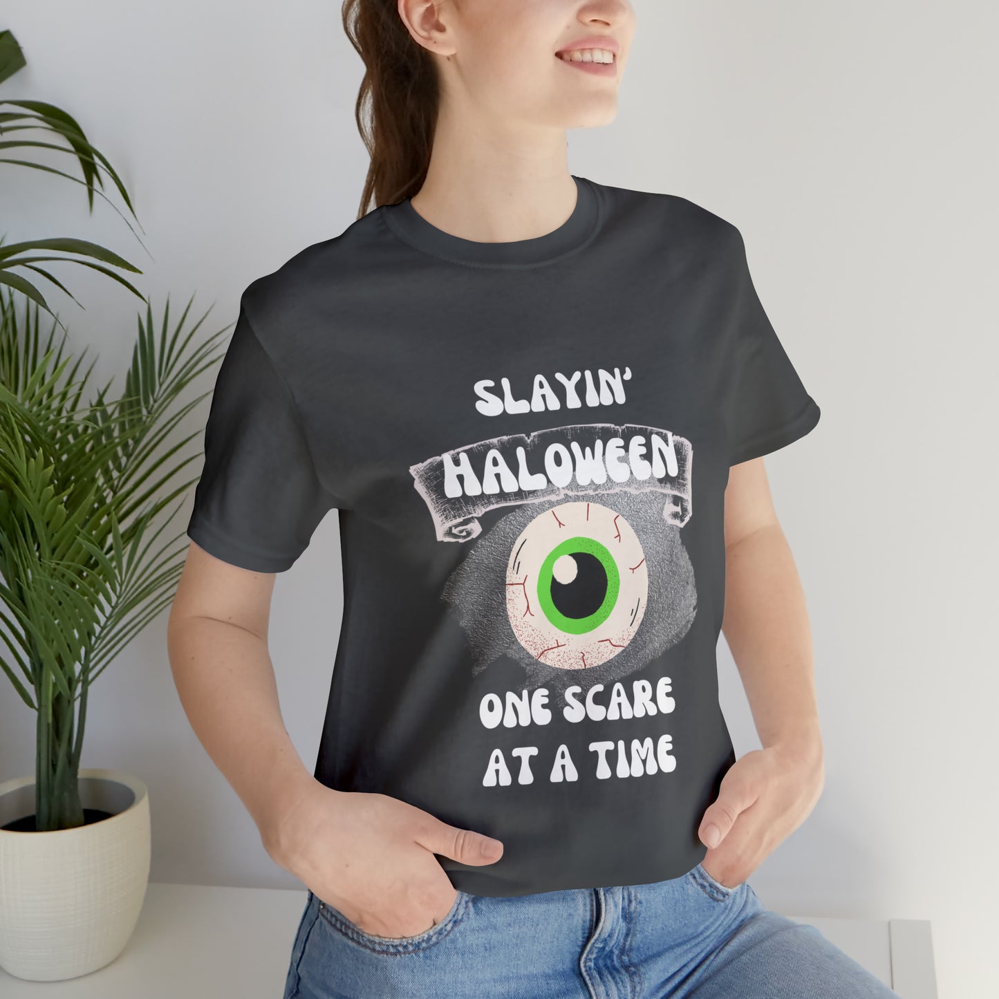 Unisex Slayin Halloween  Short Sleeve Tee