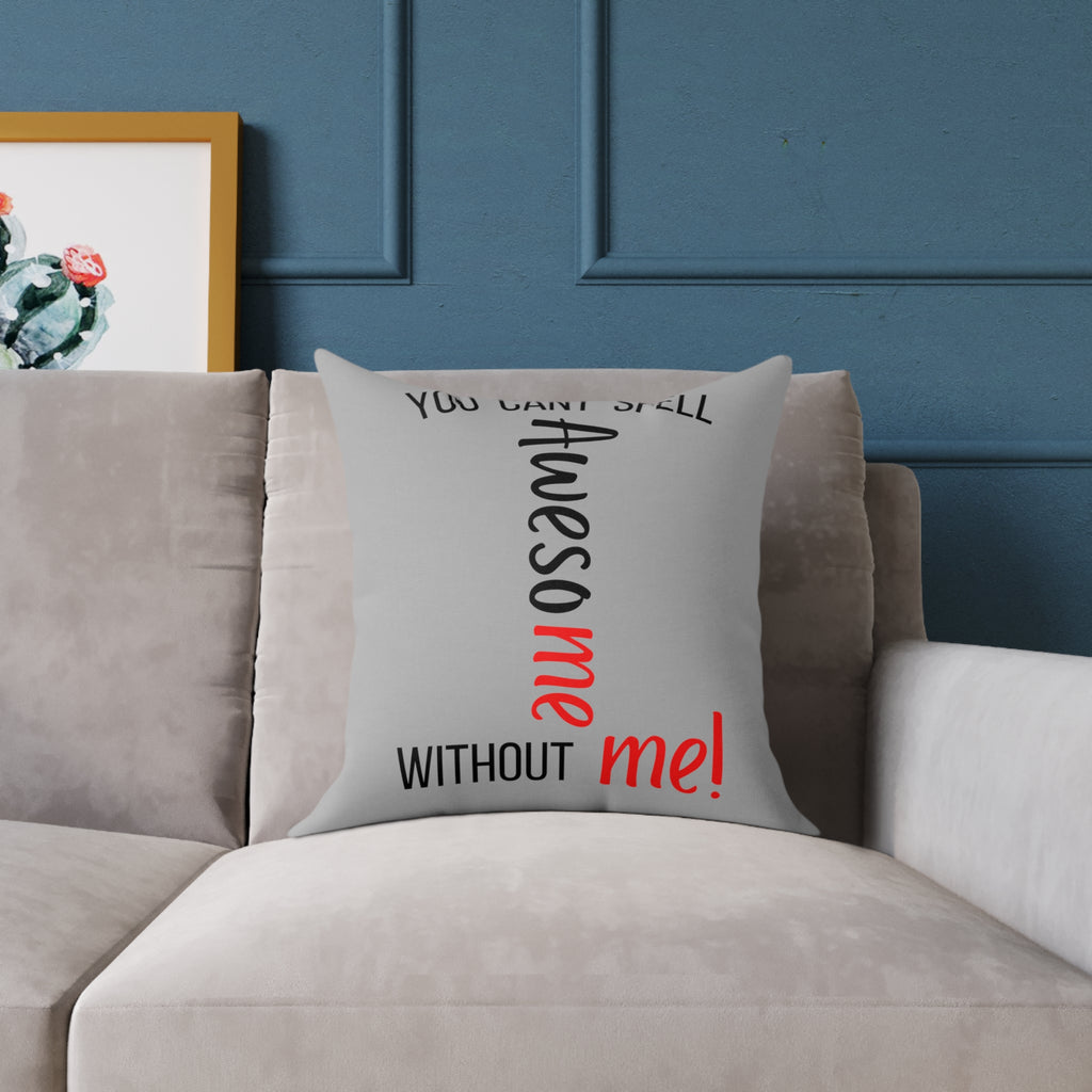 Square Poly Canvas Pillow with Polyester filling