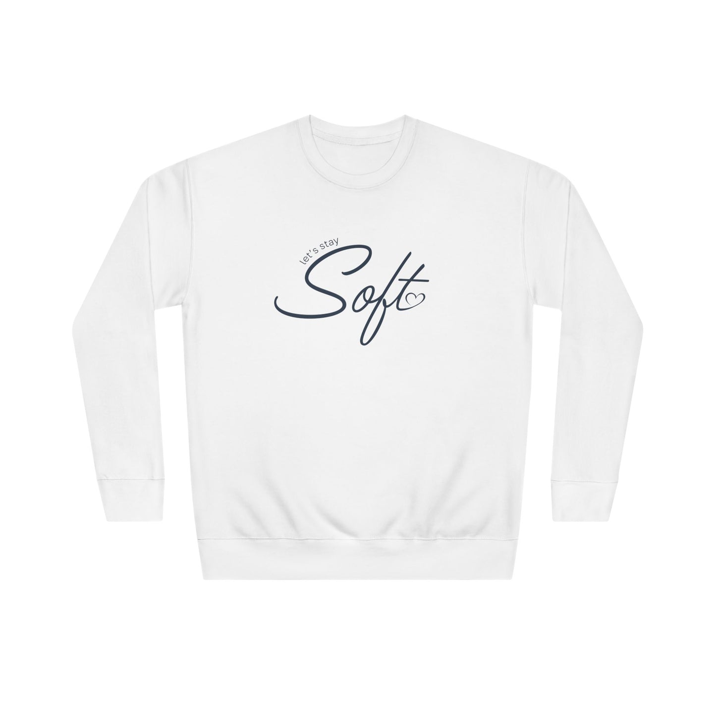 Soft Script Sweatshirt - Cozy Casual Crewneck