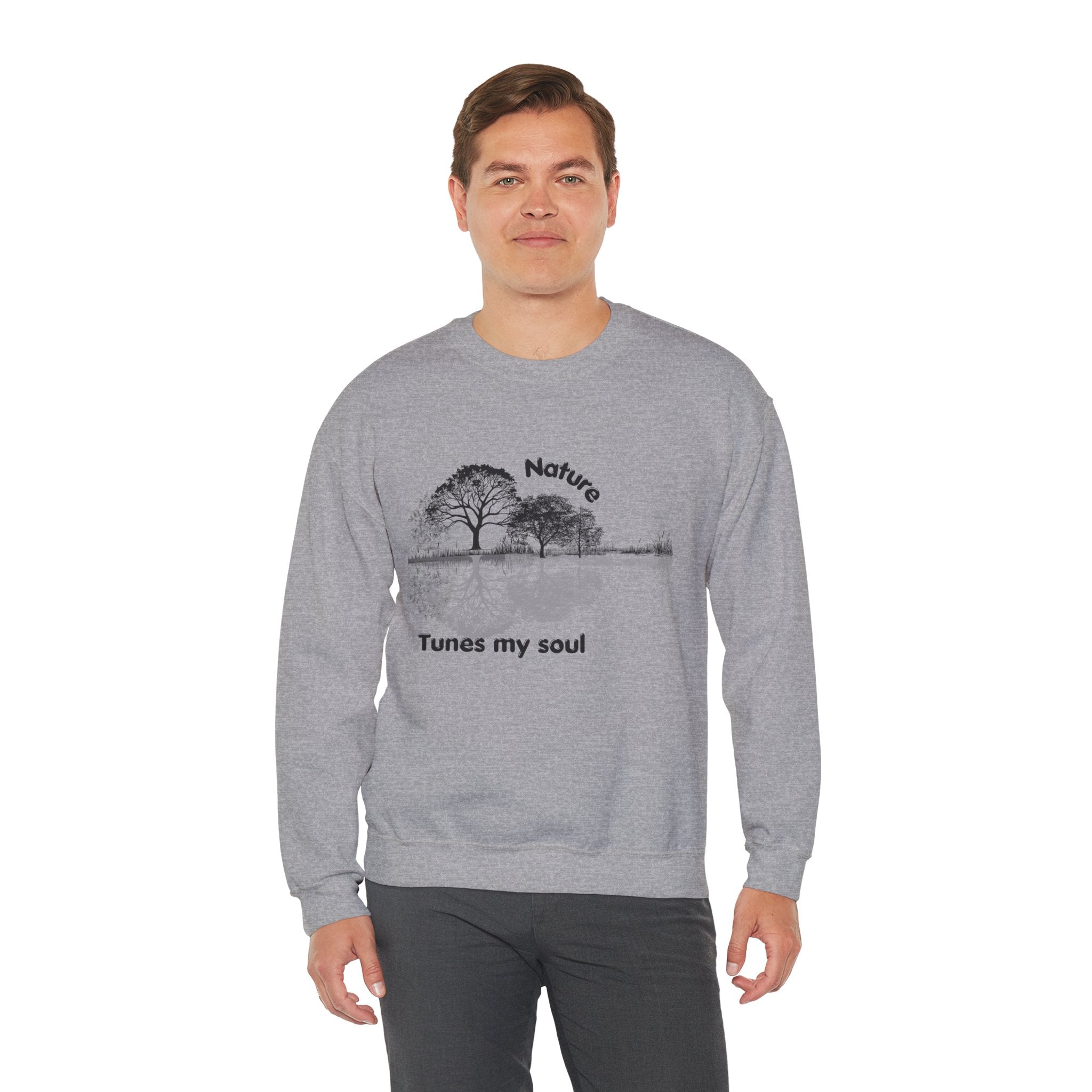 Unisex Crewneck Featured nature Guitar Sweatshirt