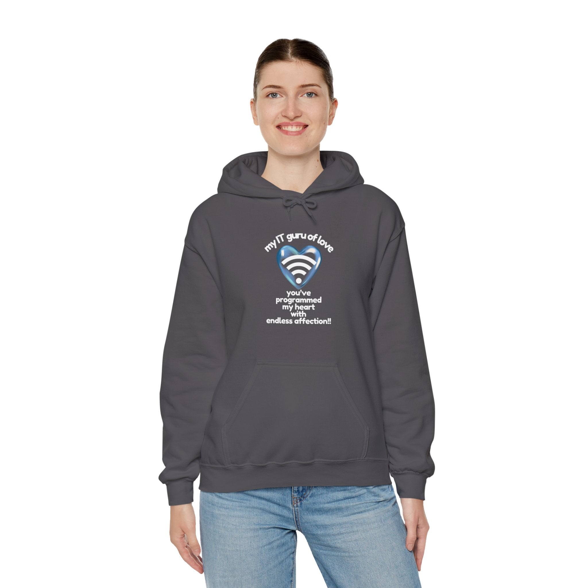 My IT Guru of Love Unisex Hooded Sweatshirt