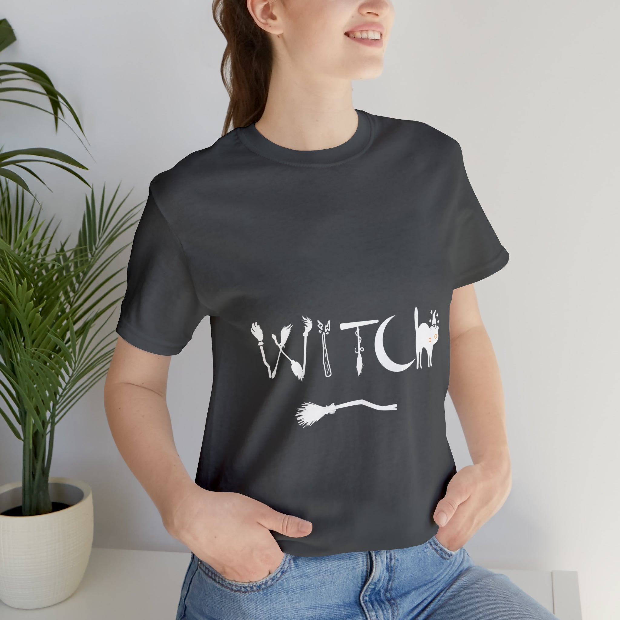 Unisex Witch Jersey Short Sleeve Tee
