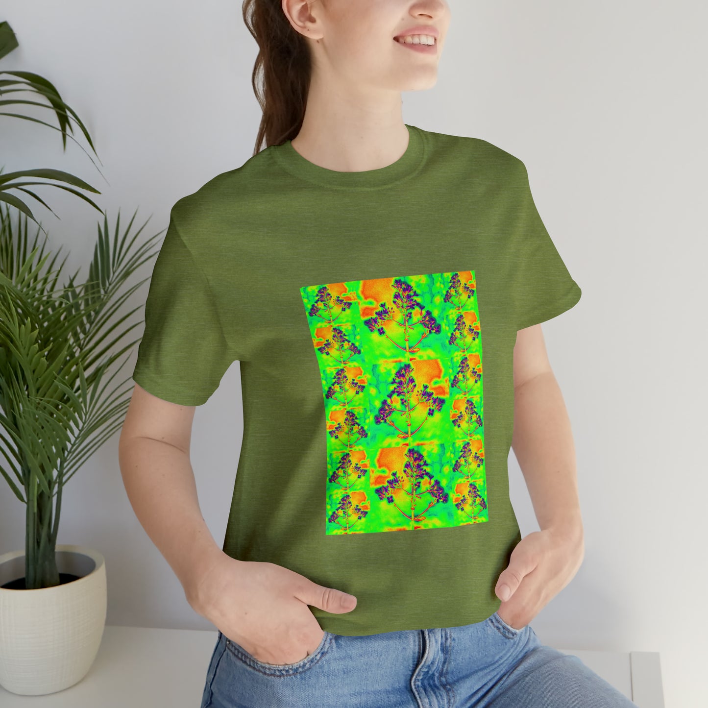 Unisex Jersey Short Sleeve Tee, psychedelic design