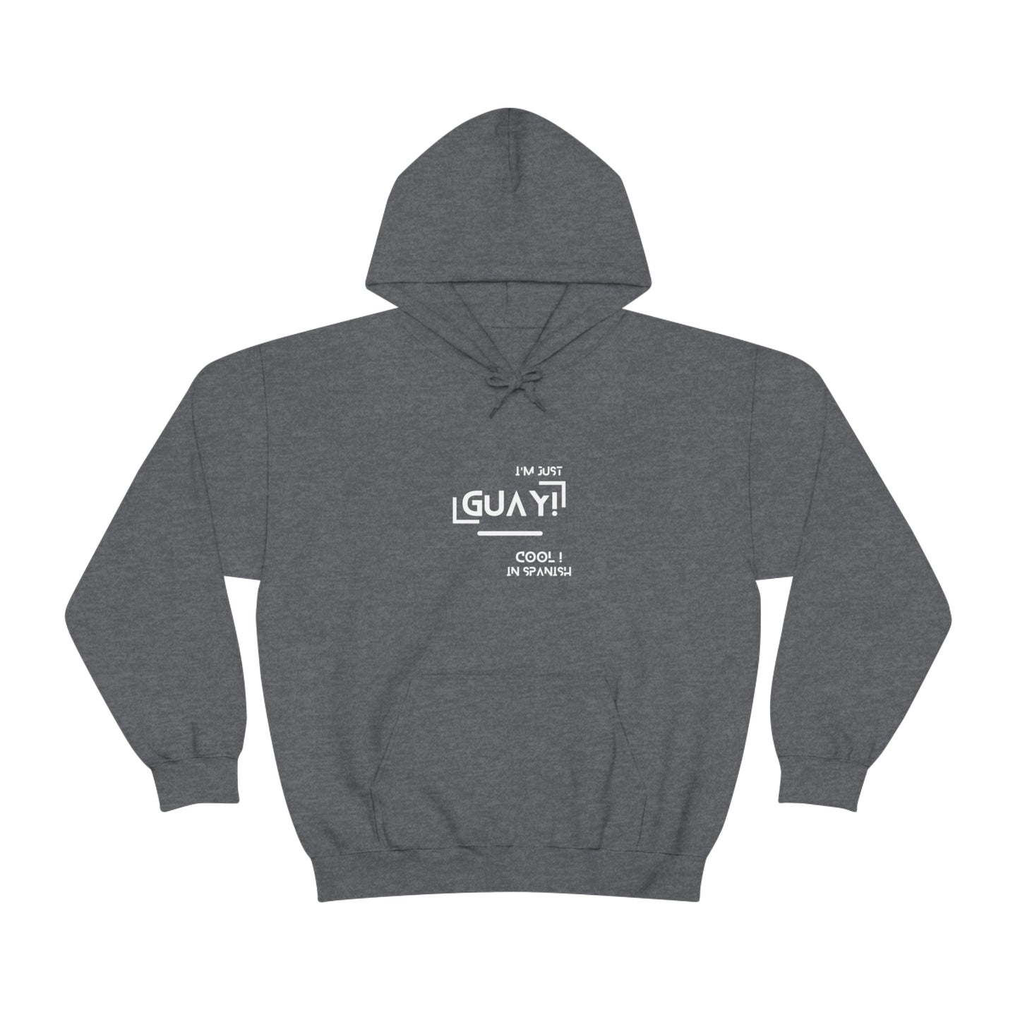 Unisex Heavy Blend Hooded Sweatshirt with Ethnic Slogan Merch, Proud expression from spain, iam a proud spaniard