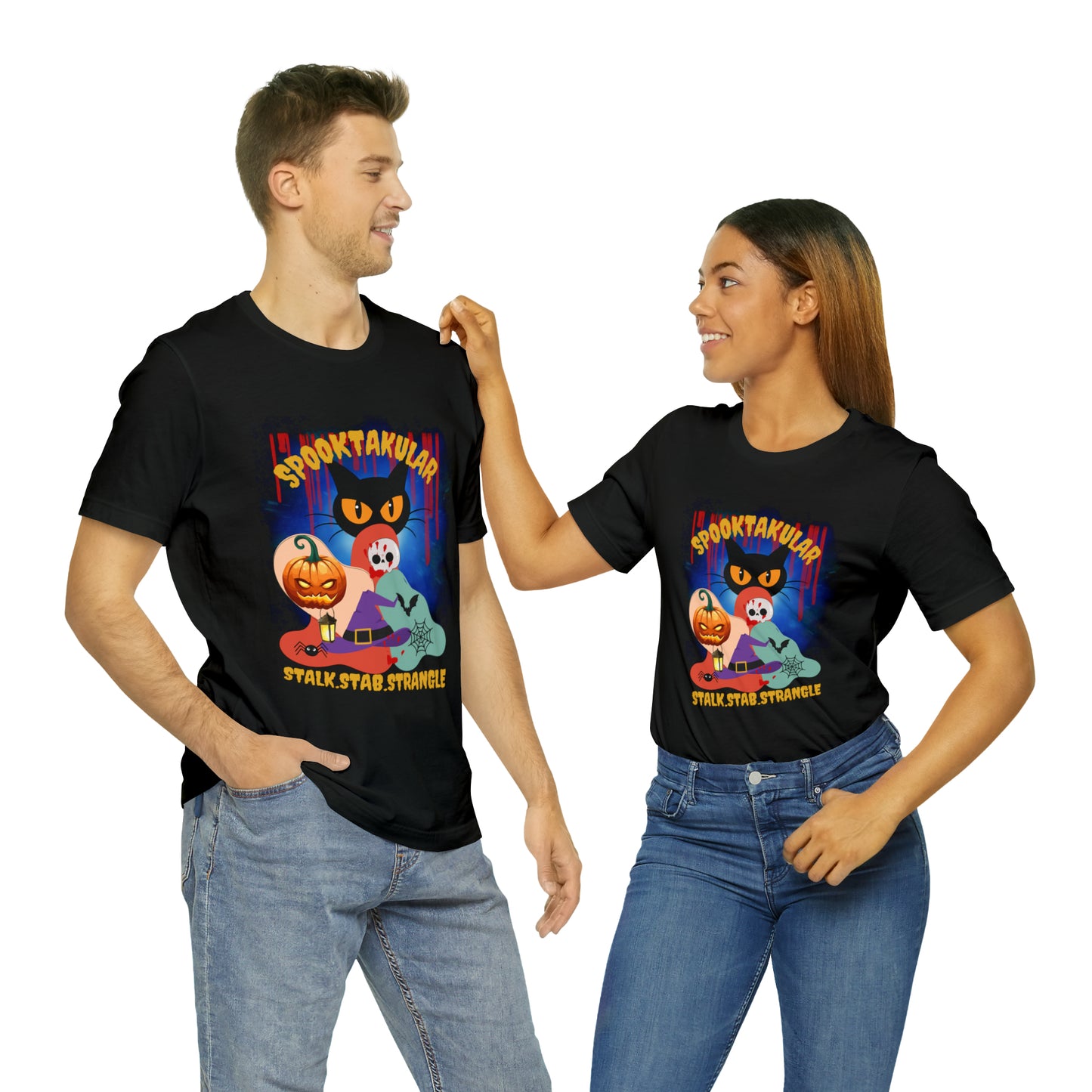 Unisex  Halloween Jersey Short Sleeve Tee