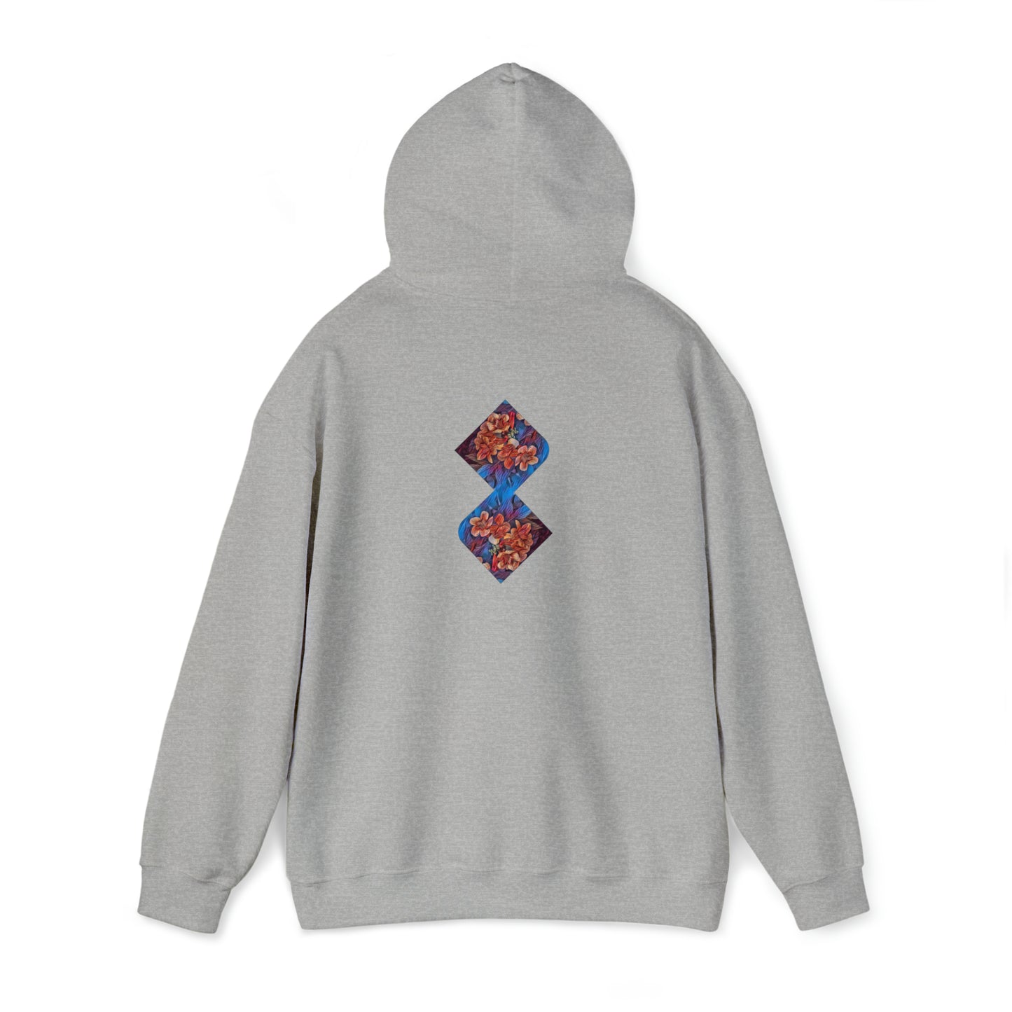 Unisex Hooded Sweatshirt  crafted with Autumn psychedelic design