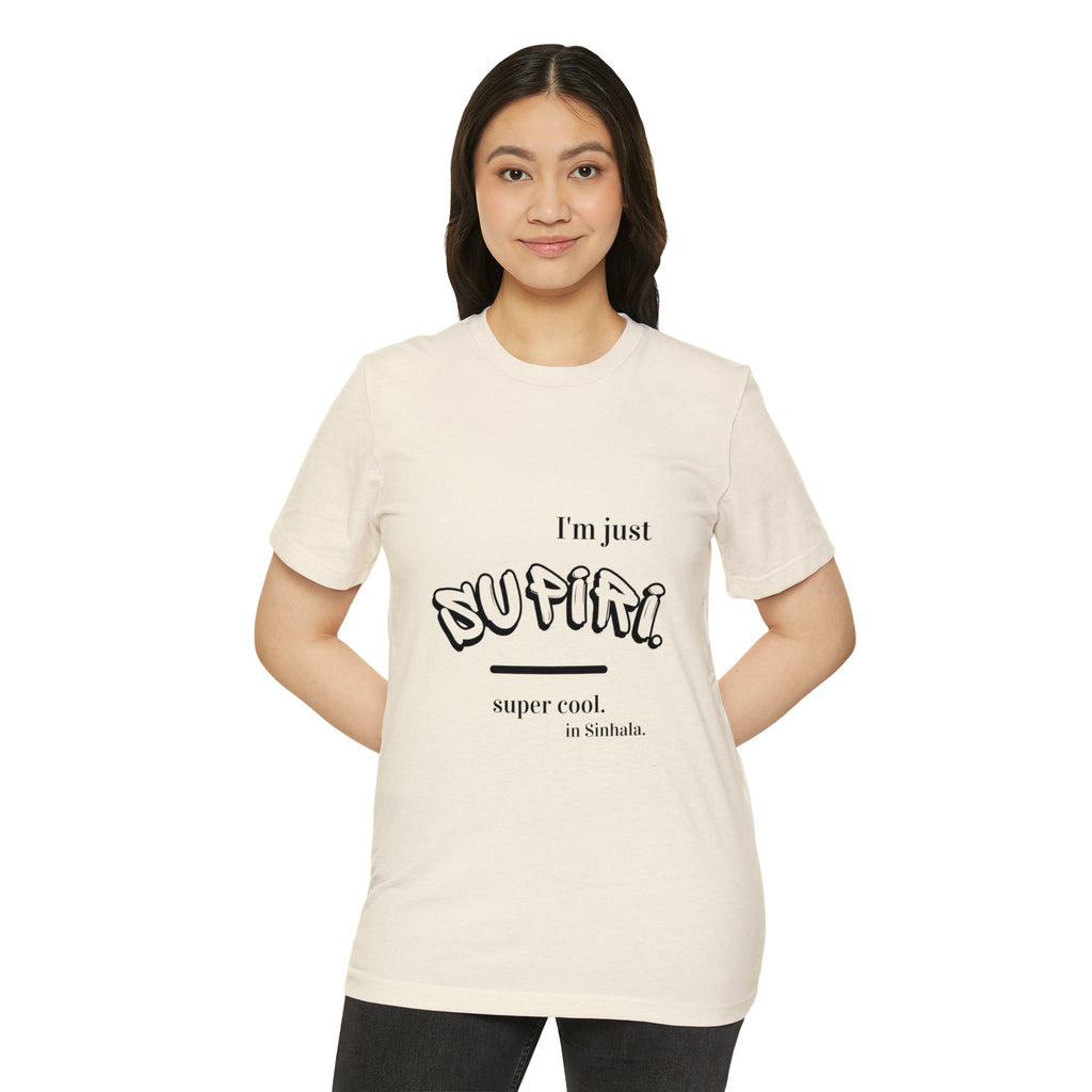Unisex Recycled Ethnic Slogan Merch T-Shirt