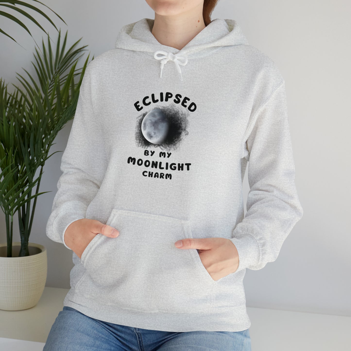 Unisex Hooded Sweatshirt designed with  Halloween Eclipse