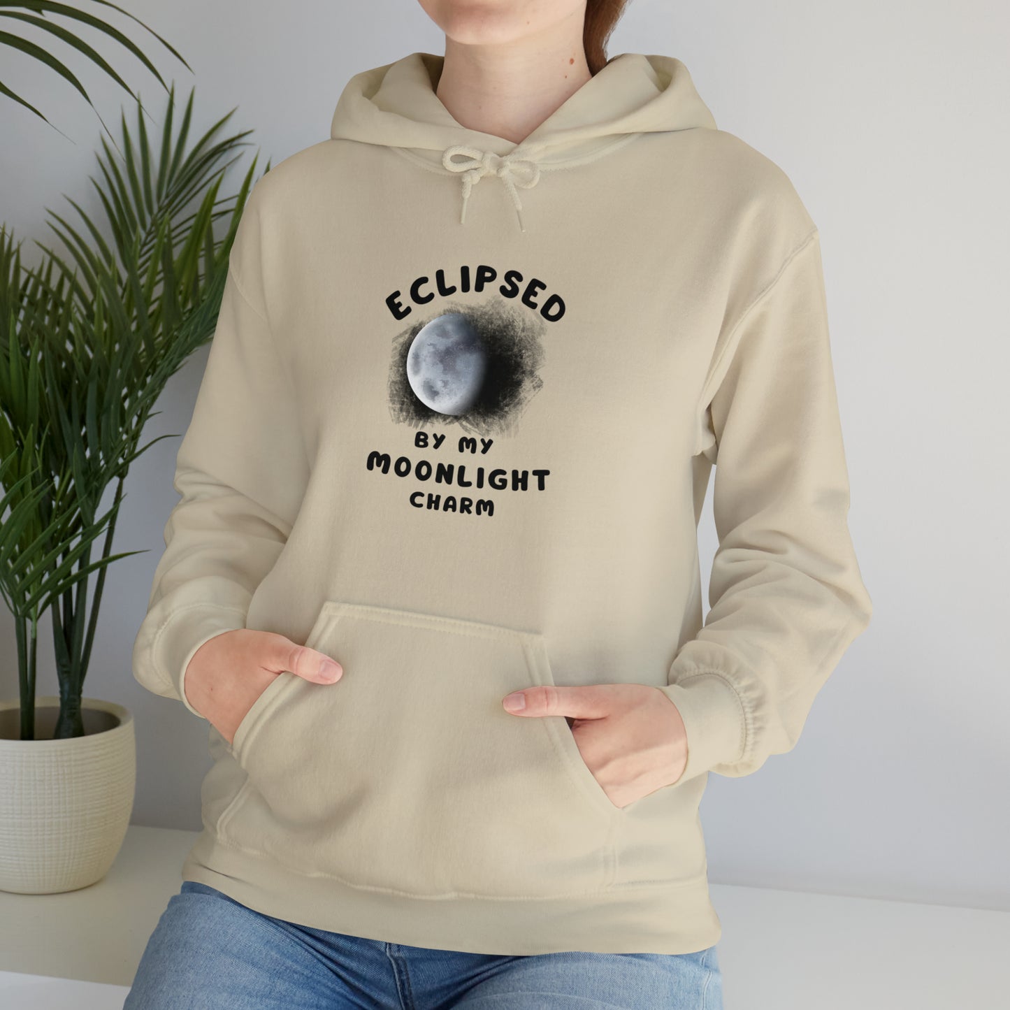 Unisex Hooded Sweatshirt designed with  Halloween Eclipse