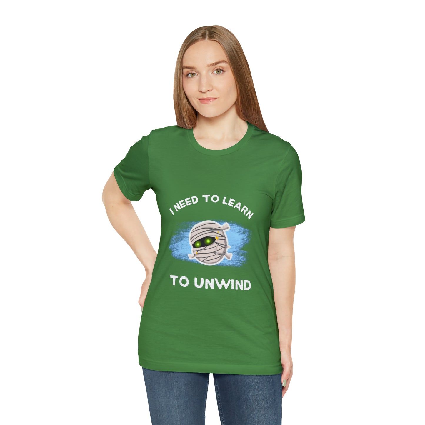 I need to learn to unwind spooktacular halloween Unisex Short Sleeve Tee