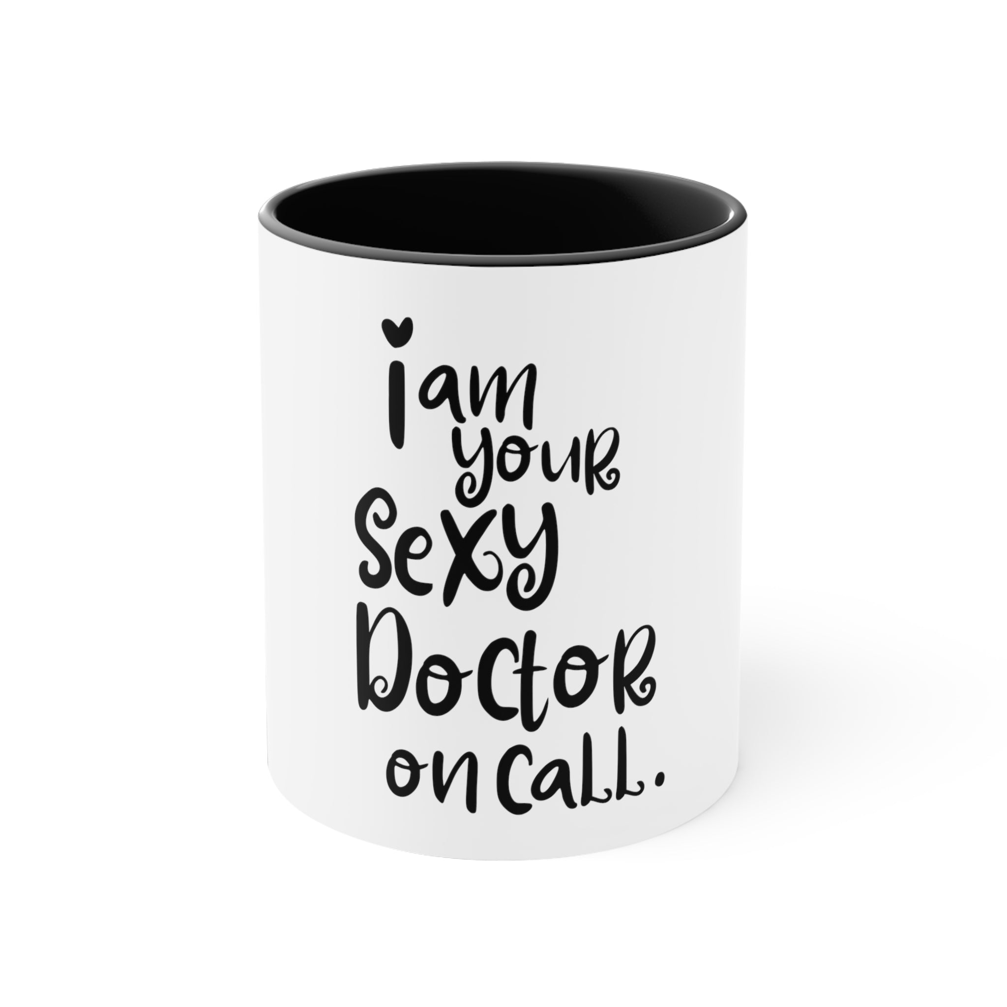 Add a Splash of Color to Any Doctor's Day – Custom Accent Coffee Mug (11oz)