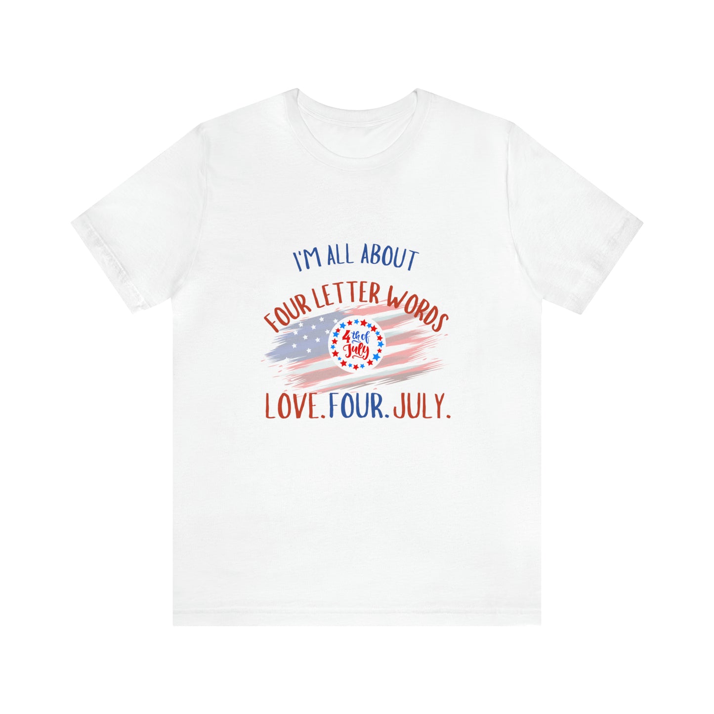 Unisex  Short Sleeve T-shirts for 4th of July summer collection,Fourth of July celebration