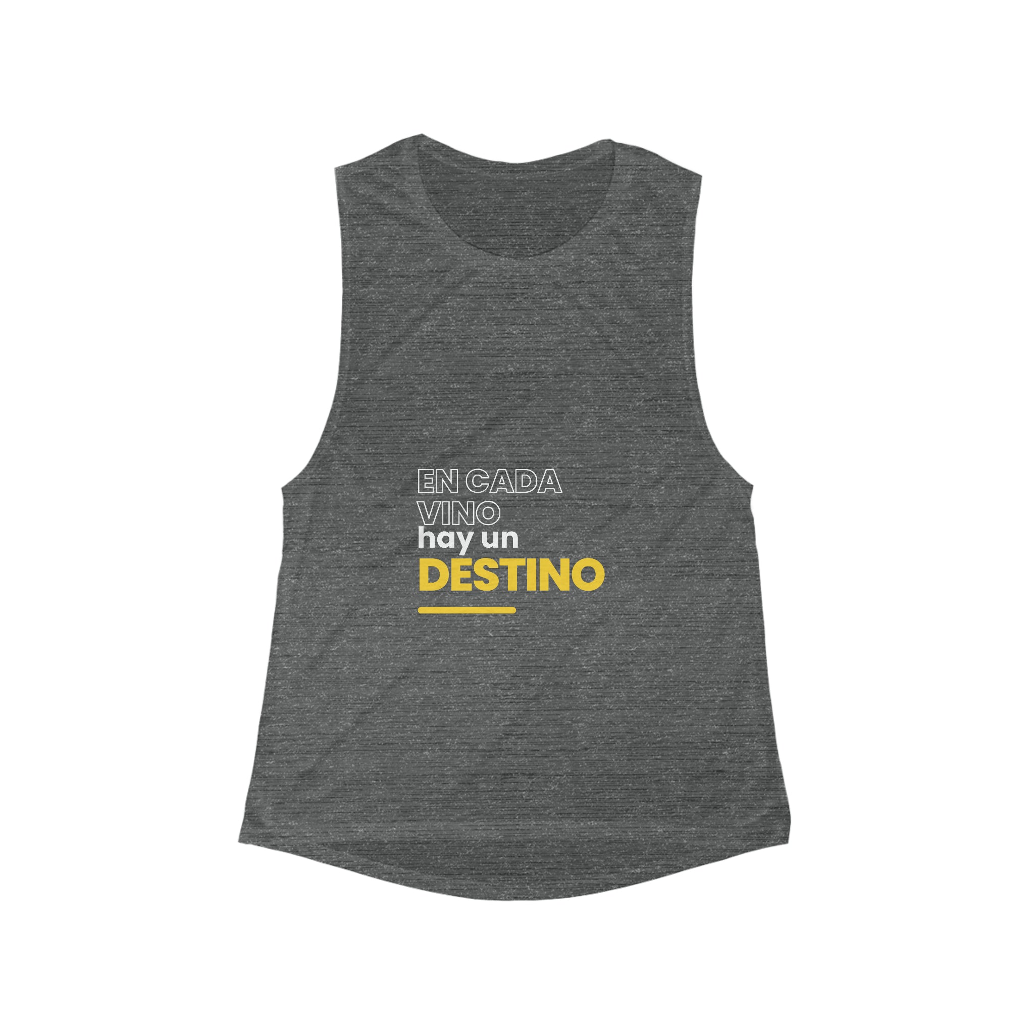 Witty Spanish Slogans Flowy Scoop Muscle Tank