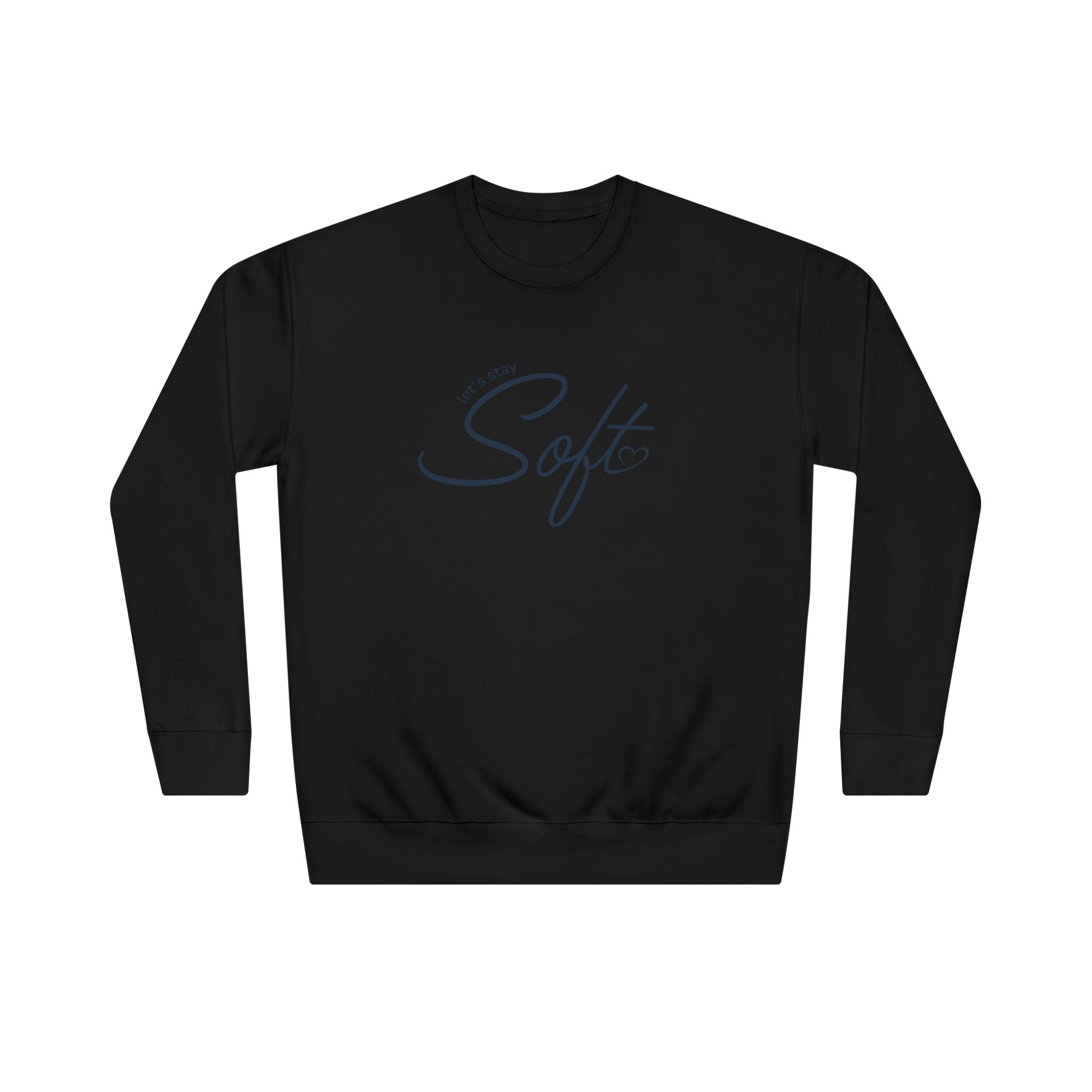 Soft Script Sweatshirt - Cozy Casual Crewneck