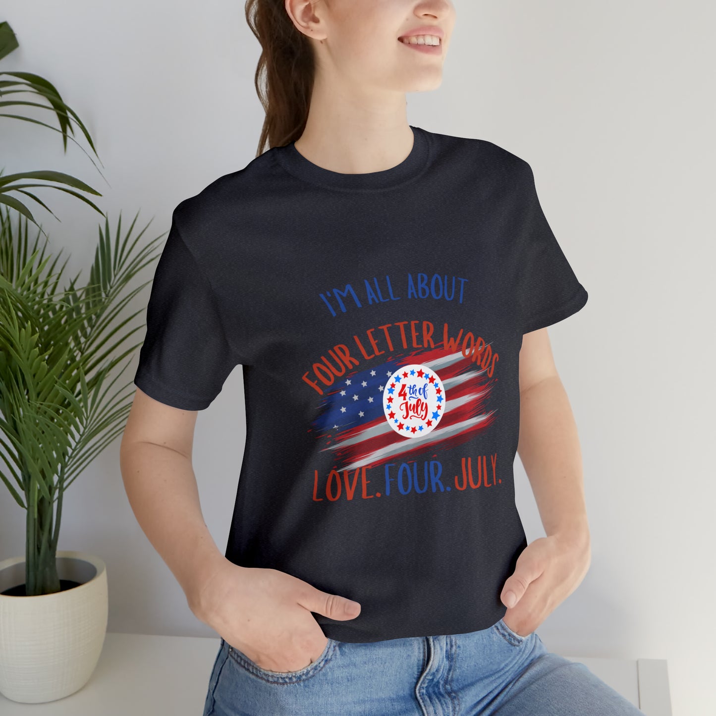 Unisex  Short Sleeve T-shirts for 4th of July summer collection,Fourth of July celebration