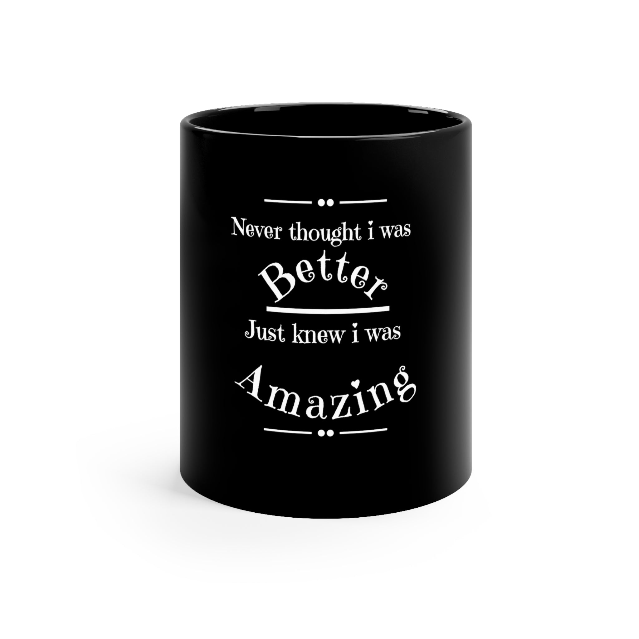 11oz Custom Black Ceramic Mug
