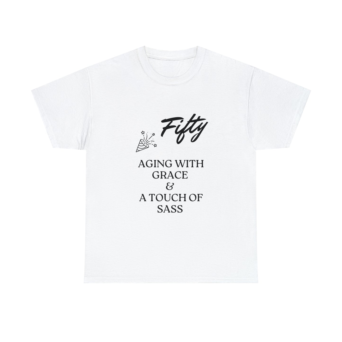 Unisex Heavy Cotton Tee, Birthday Slogan Merch