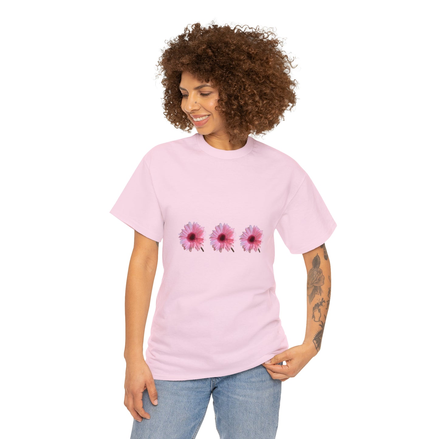 Unisex Cotton Tee ,Pink things make me think things this summer,