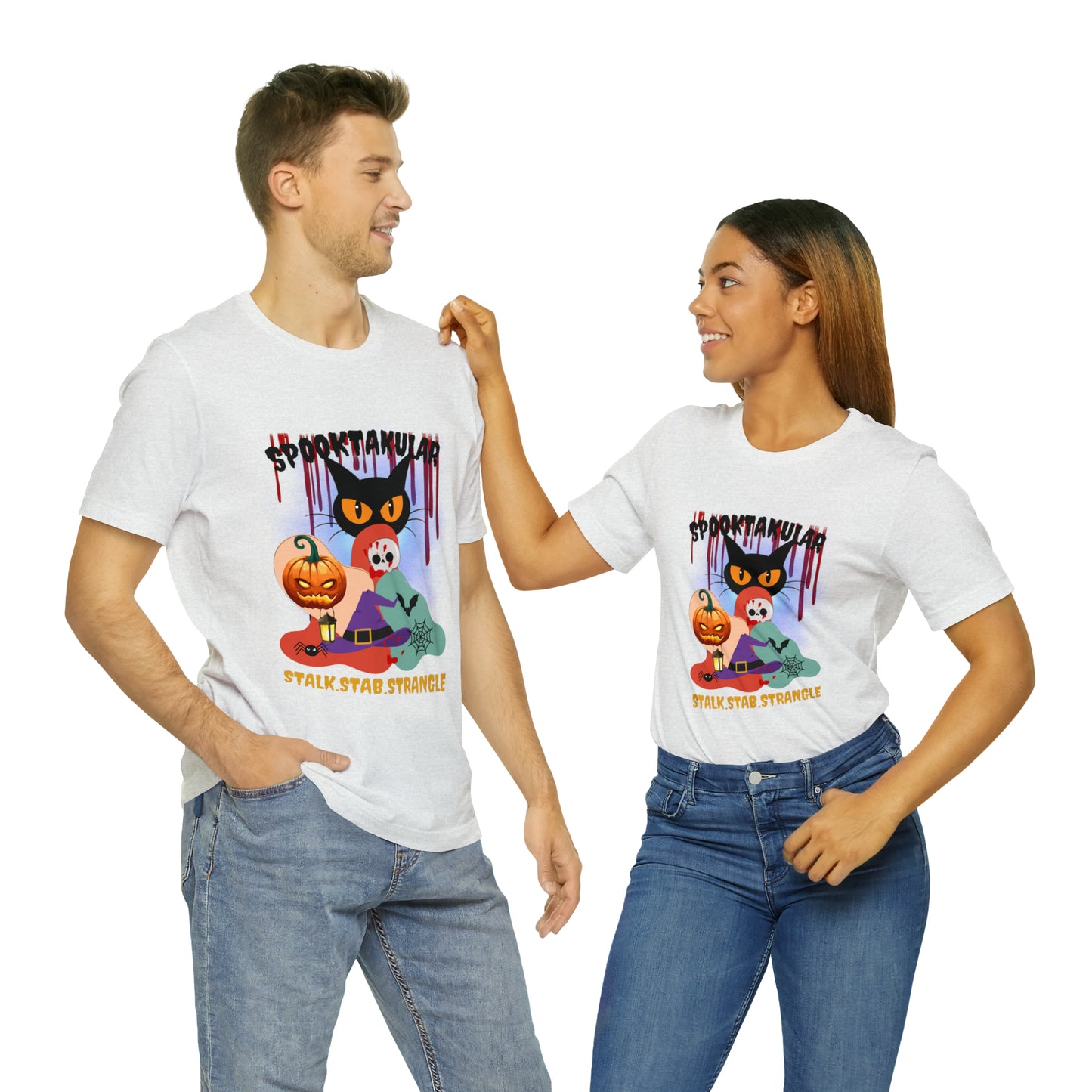 Unisex  Halloween Jersey Short Sleeve Tee