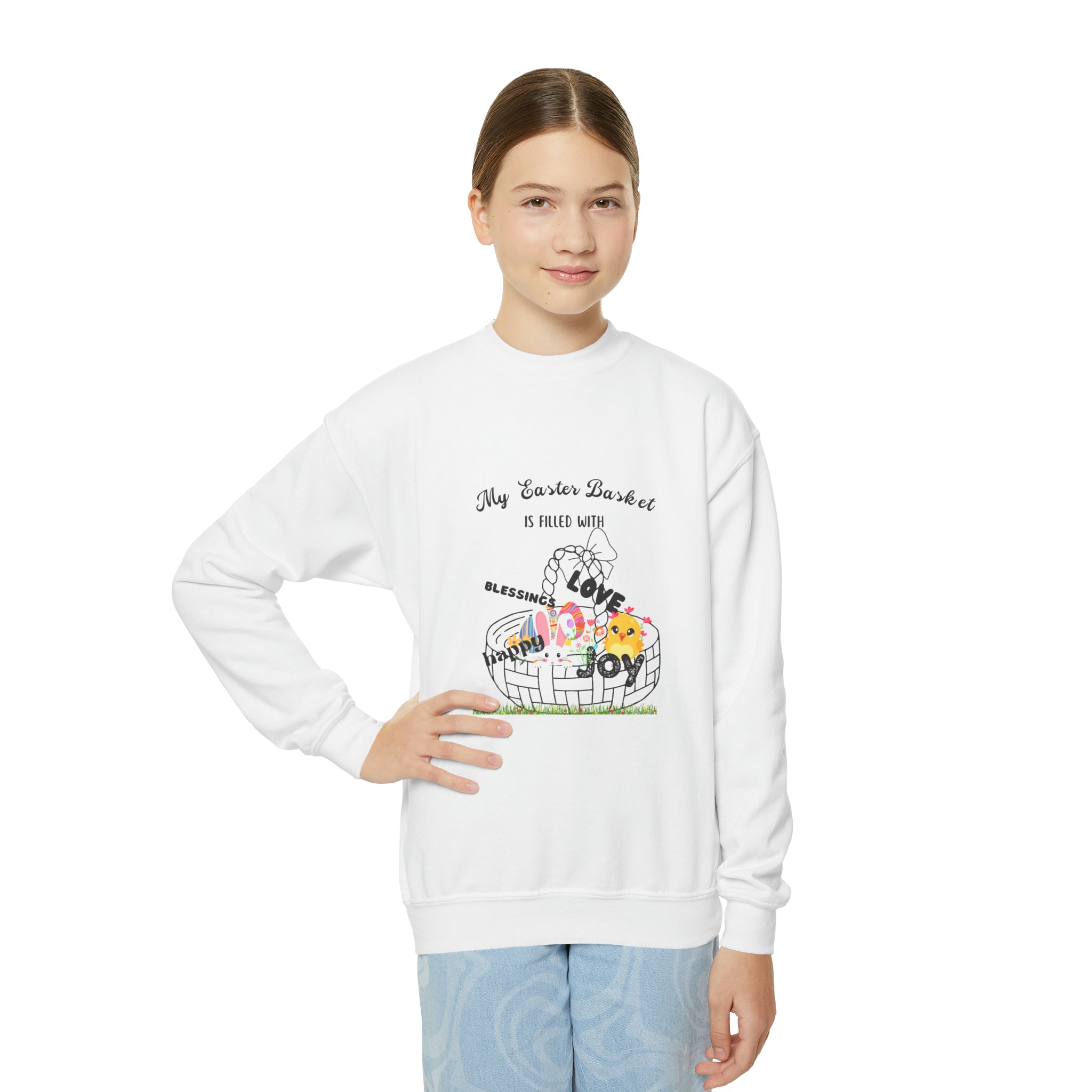 Printz for Zoey Youth Easter Blessings Sweatshirt