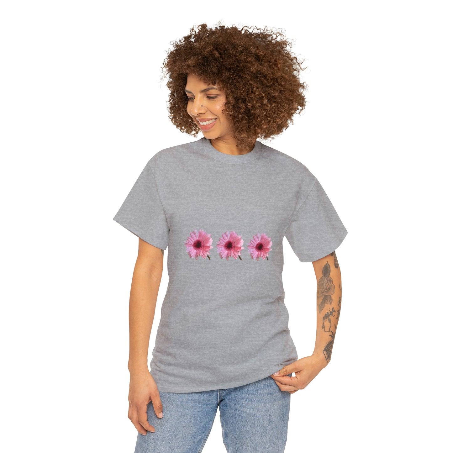 Unisex Cotton Tee ,Pink things make me think things this summer,