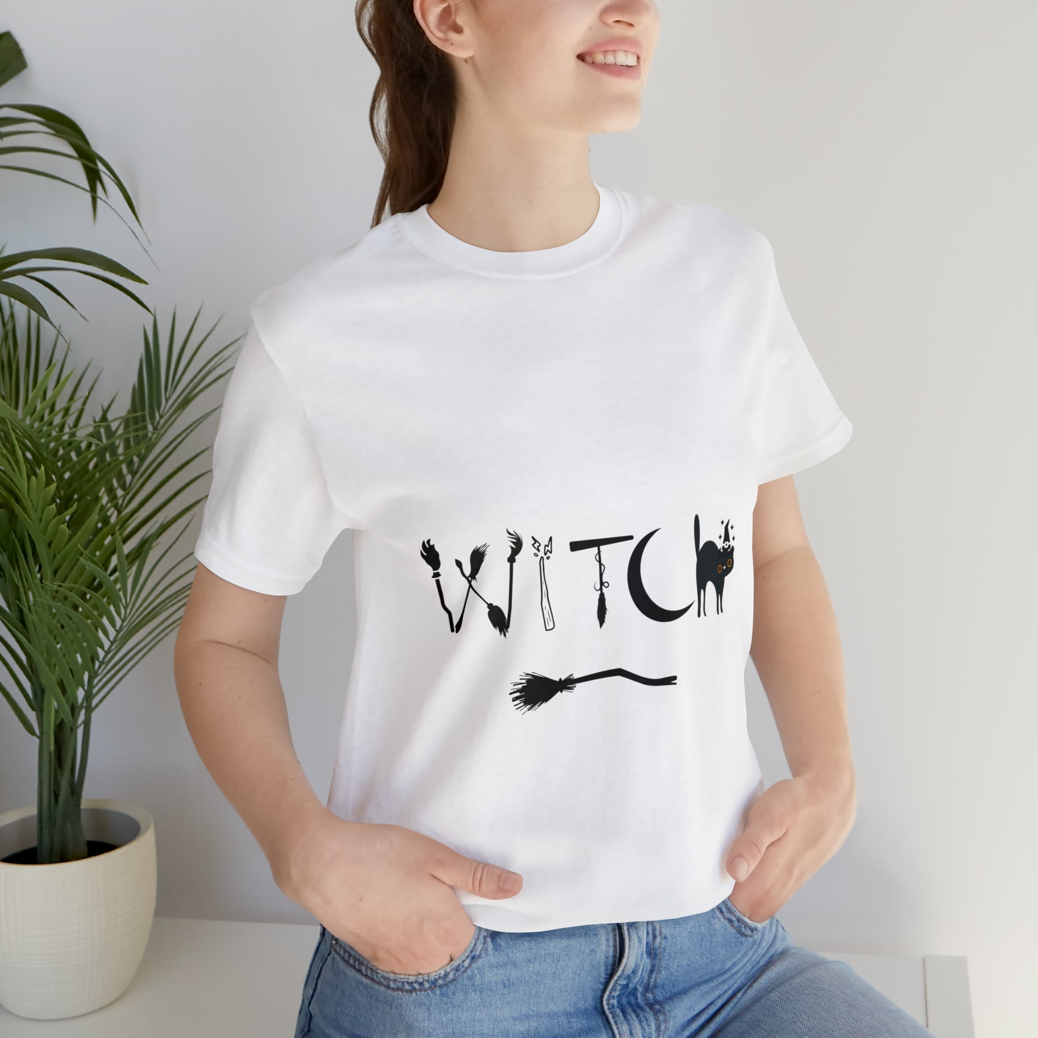 Unisex Witch Jersey Short Sleeve Tee