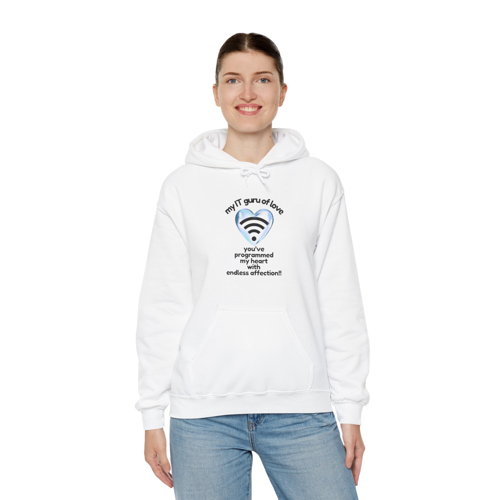 My IT Guru of Love Unisex Hooded Sweatshirt