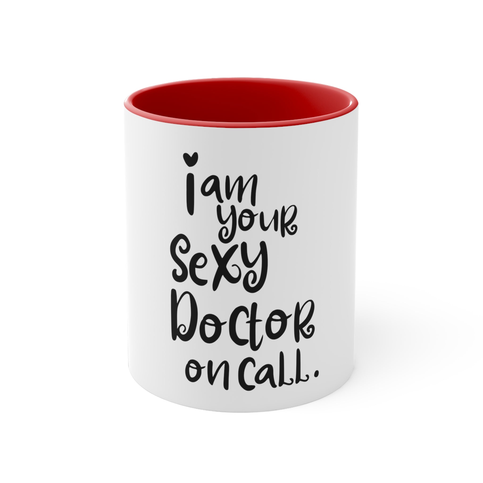 Add a Splash of Color to Any Doctor's Day – Custom Accent Coffee Mug (11oz)